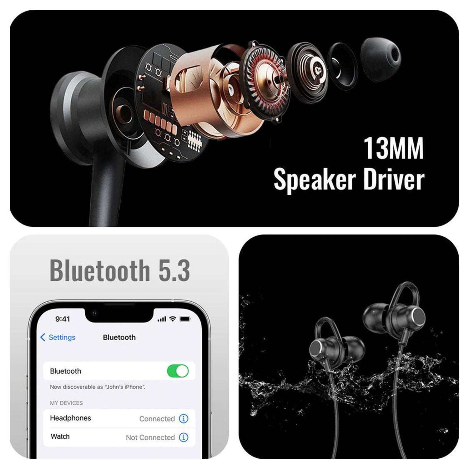 Magnetic ON- OFF Earbuds Neckband Bluetooth (1 Pc / USB Type-C) - Shivani Jaswal Magnetic ON- OFF Earbuds Neckband Bluetooth (1 Pc / USB Type-C)
