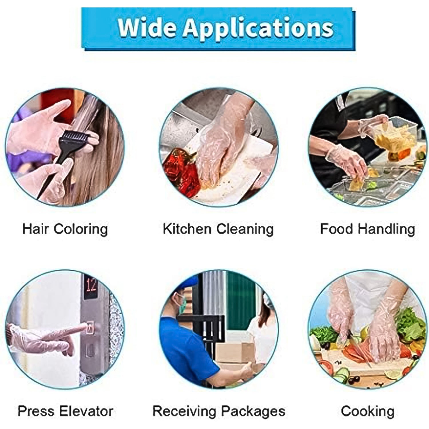Eco-Friendly Kitchen Hand Gloves, Disposal hand gloves, Free size (100 Pc) - Shivani Jaswal Eco-Friendly Kitchen Hand Gloves, Disposal hand gloves, Free size (100 Pc)