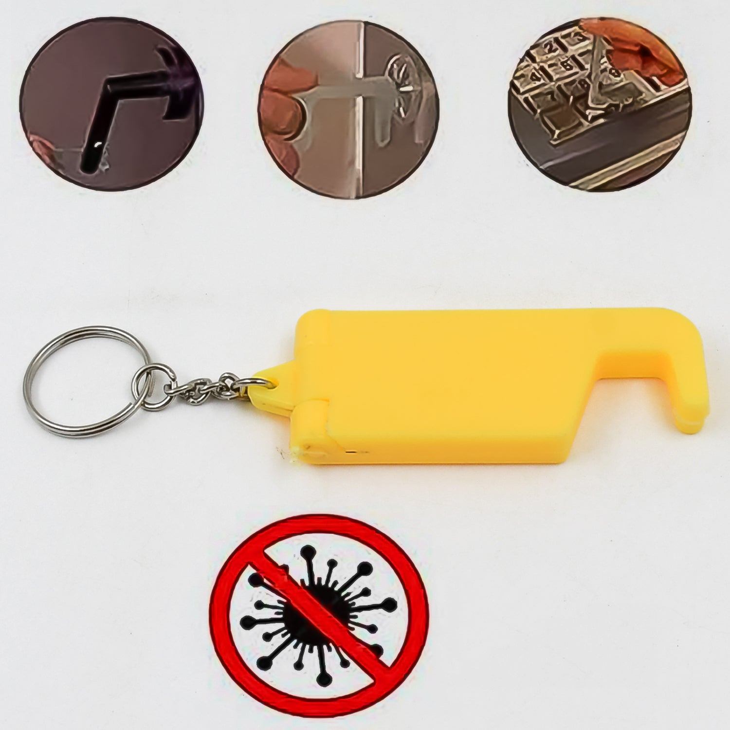 2 in 1 Plastic Keychain with Mobile Stand / Phone Holder (1 Pc / Multicolor) - Shivani Jaswal 2 in 1 Plastic Keychain with Mobile Stand / Phone Holder (1 Pc / Multicolor)