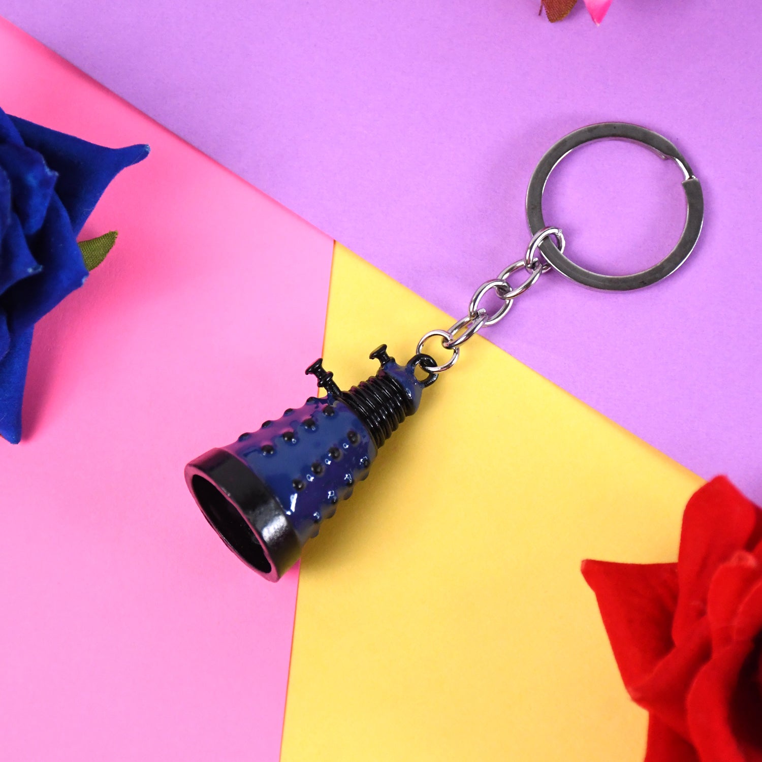 Metal Keychain - Durable & Stylish Accessory (1 Pc / Mix Color) - Shivani Jaswal Metal Keychain - Durable & Stylish Accessory (1 Pc / Mix Color)