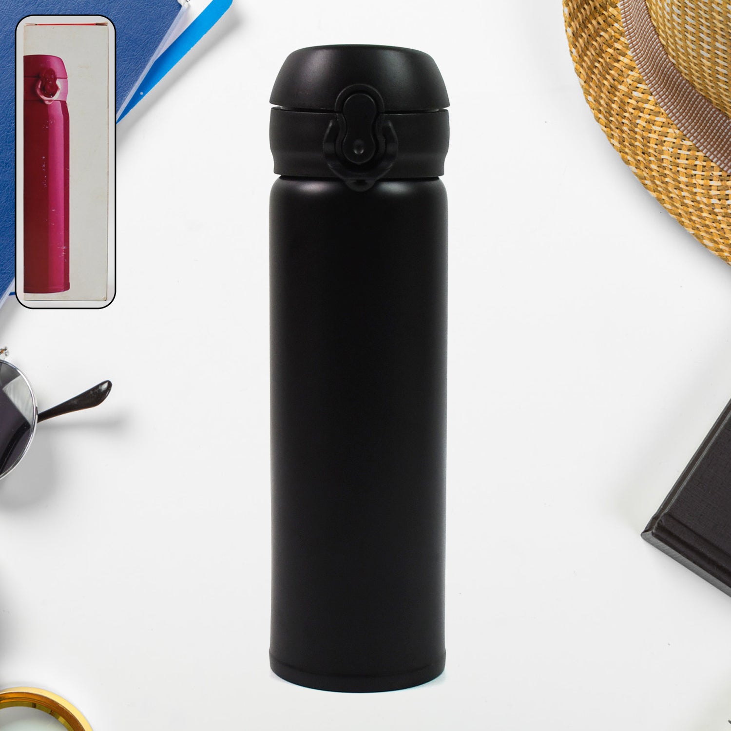 Water Bottle for Kids – Insulated Stainless Steel Bottle (500 ML / Mix Color) - Shivani Jaswal Water Bottle for Kids – Insulated Stainless Steel Bottle (500 ML / Mix Color)