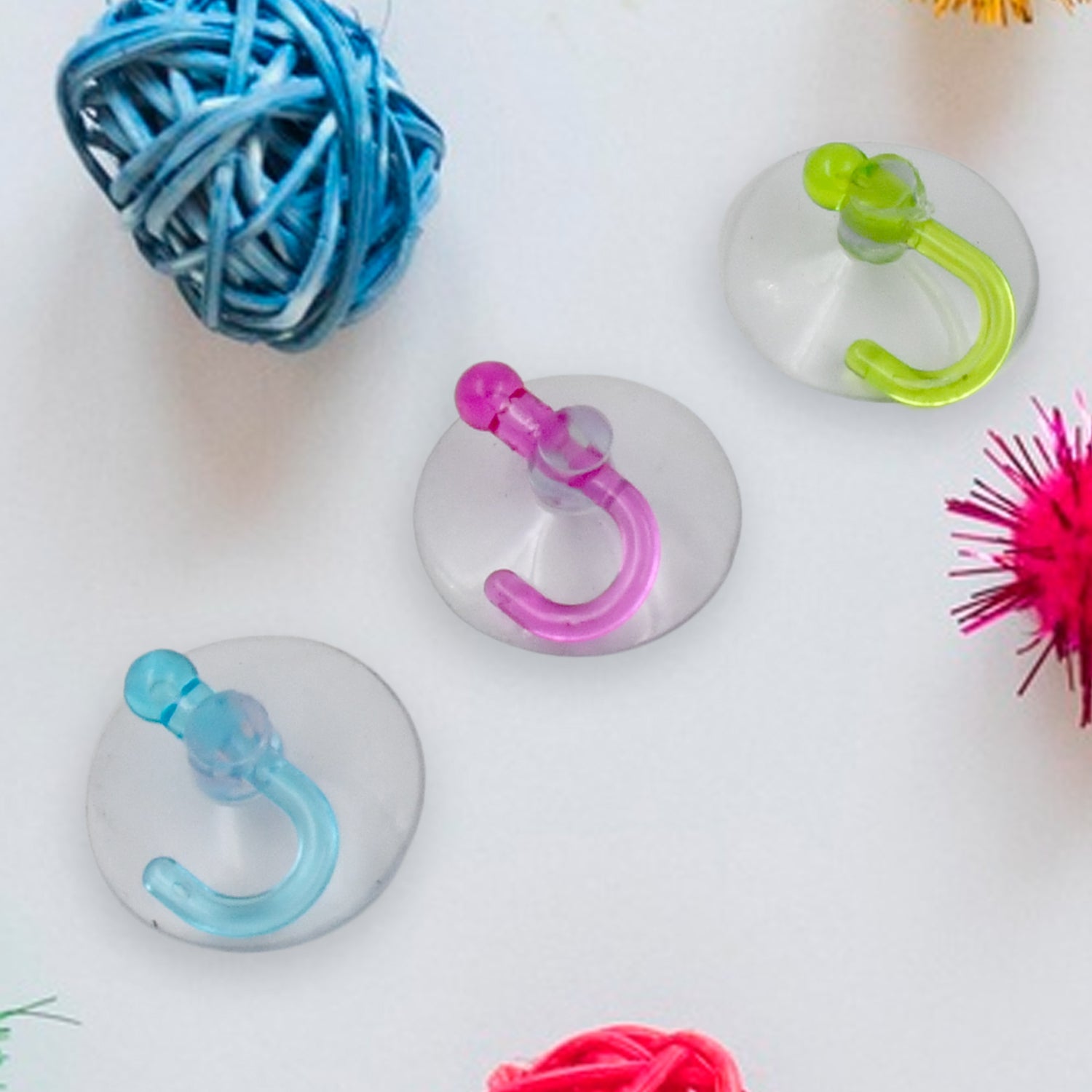 Transparent Rubber Vacuum Sucker Hooks Hanger Strong Suction Cup (12 Pc) - Shivani Jaswal Transparent Rubber Vacuum Sucker Hooks Hanger Strong Suction Cup (12 Pc)