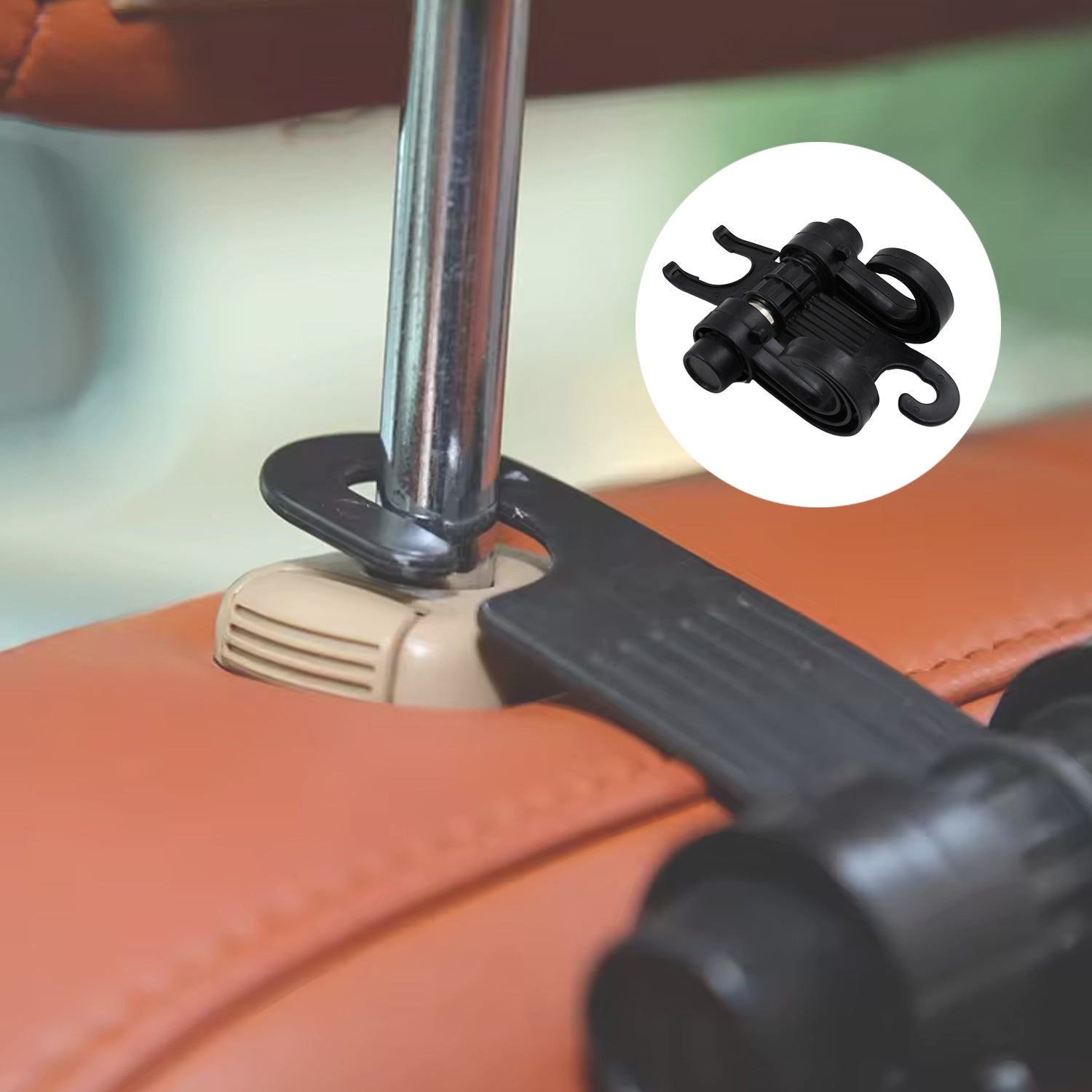 Car Hooks Vehicle Back Seat Hidden Headrest Hanger (1 Pc) - Shivani Jaswal Car Hooks Vehicle Back Seat Hidden Headrest Hanger (1 Pc)