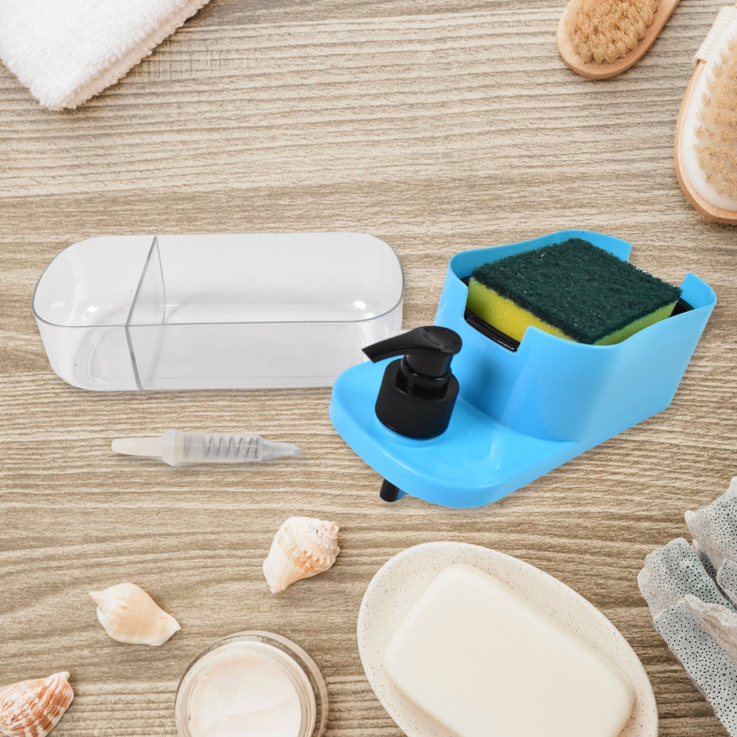 3 in 1 Dishwashing and Handwash Liquid Soap Dispenser (3 in 1 Dispenser) - Shivani Jaswal 3 in 1 Dishwashing and Handwash Liquid Soap Dispenser (3 in 1 Dispenser)