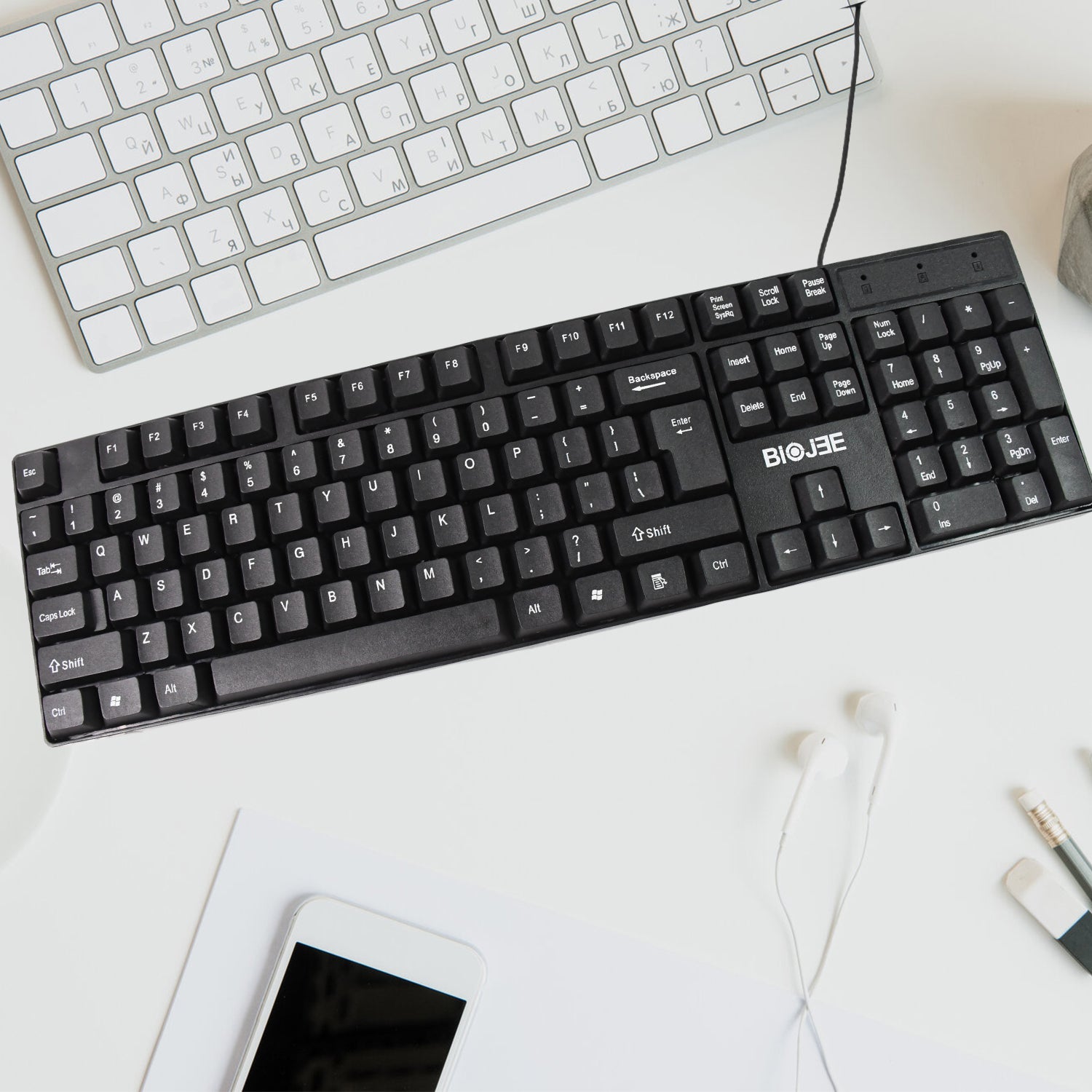 Wired USB Keyboard 104 Keys (1 Pc) - Shivani Jaswal Wired USB Keyboard 104 Keys (1 Pc)