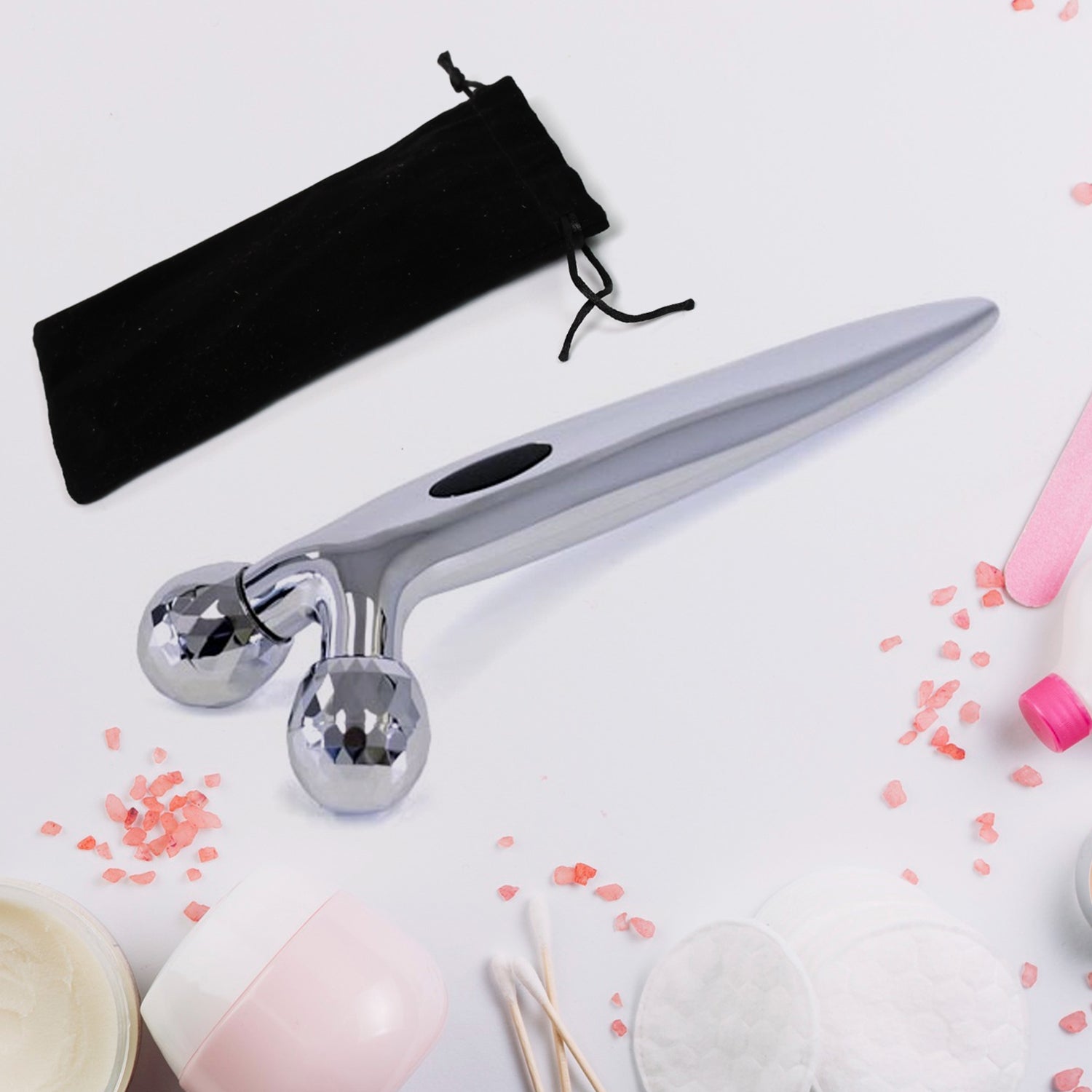 Manual Roller Face Skin Wrinkle Remover Massager (1 Pc) - Shivani Jaswal Manual Roller Face Skin Wrinkle Remover Massager (1 Pc)