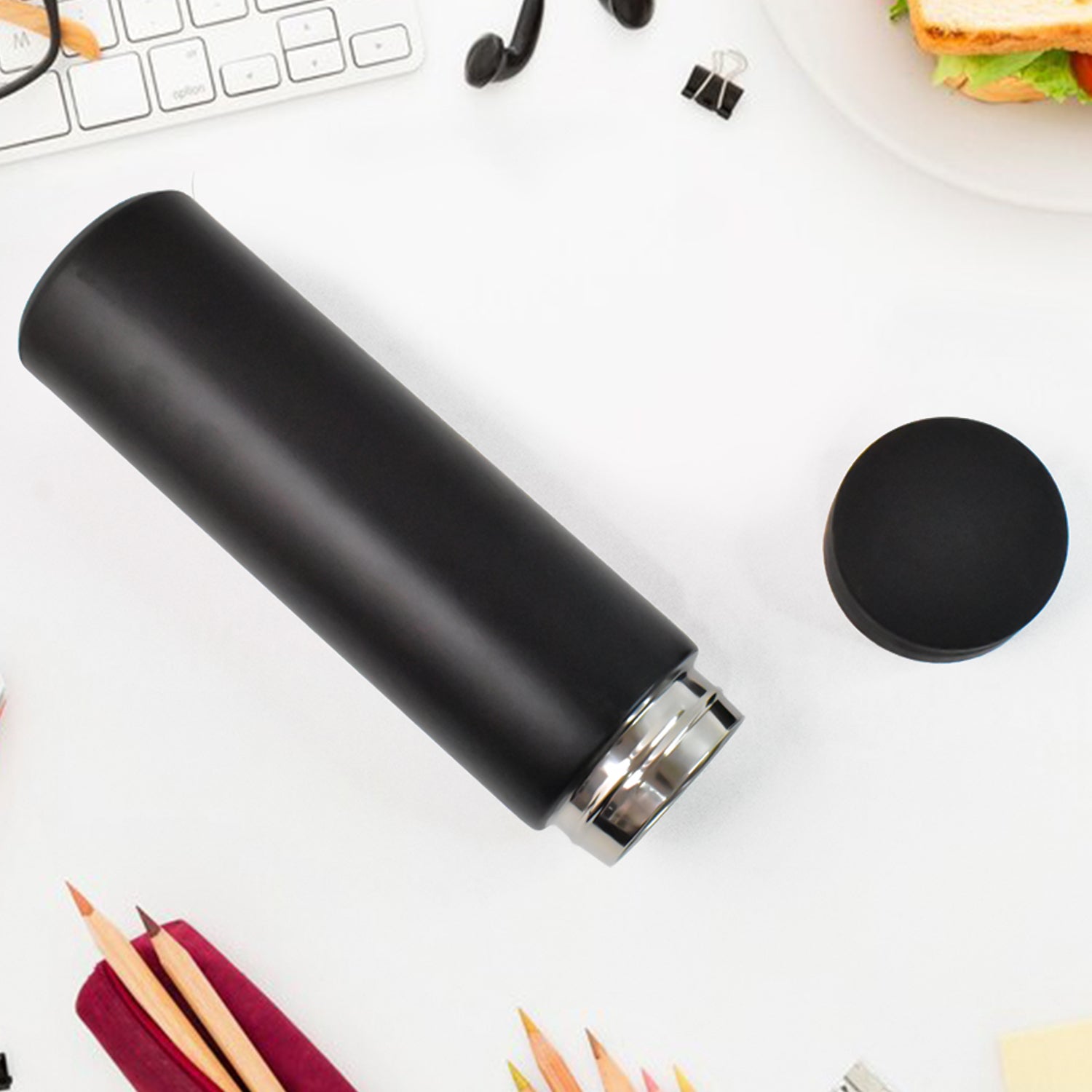 Vacuum Stainless Steel Double Wall Water Bottle (500 ML Aprrox) - Shivani Jaswal Vacuum Stainless Steel Double Wall Water Bottle (500 ML Aprrox)