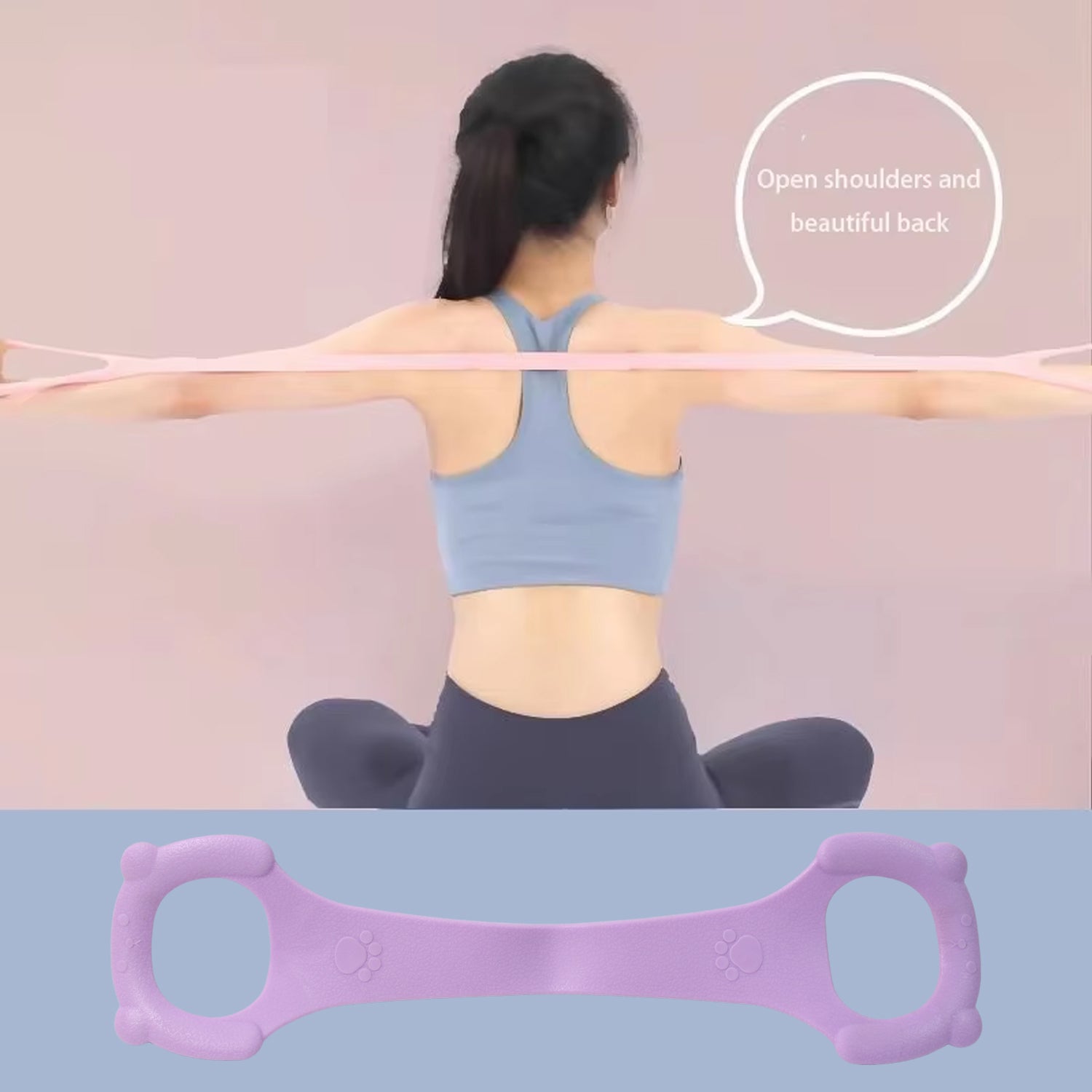 Silicone Yoga Pull Rope Chest Expander Silicone Resistance Bands (1 Pc) - Shivani Jaswal Silicone Yoga Pull Rope Chest Expander Silicone Resistance Bands (1 Pc)