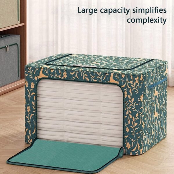 Zippered Closet Storage Box with Lid, With Window (50Ã—40 Cm / 1 Pc)