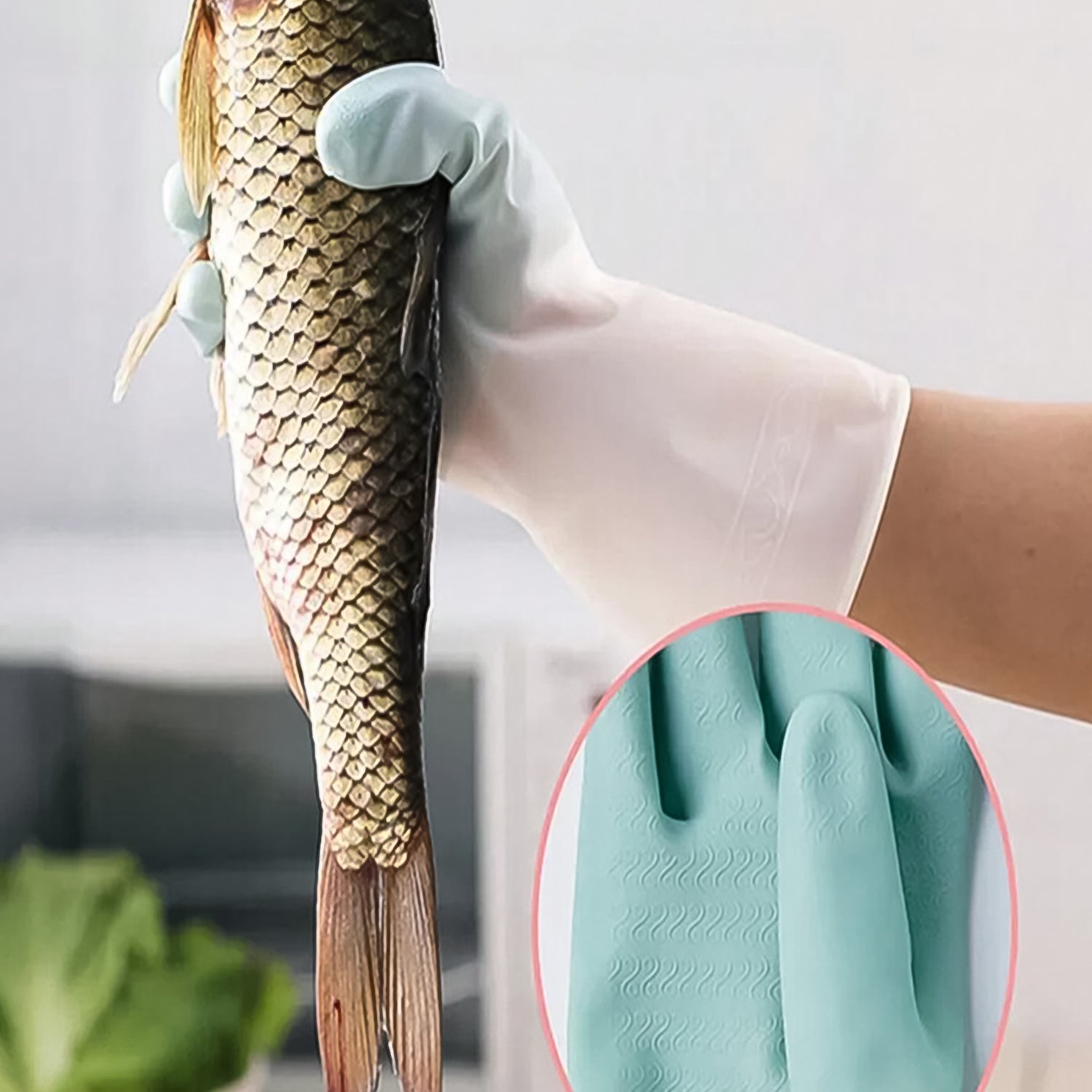 Small Household Cleaning Gloves, Rubber Gloves (2 Pc Set) - Shivani Jaswal Small Household Cleaning Gloves, Rubber Gloves (2 Pc Set)