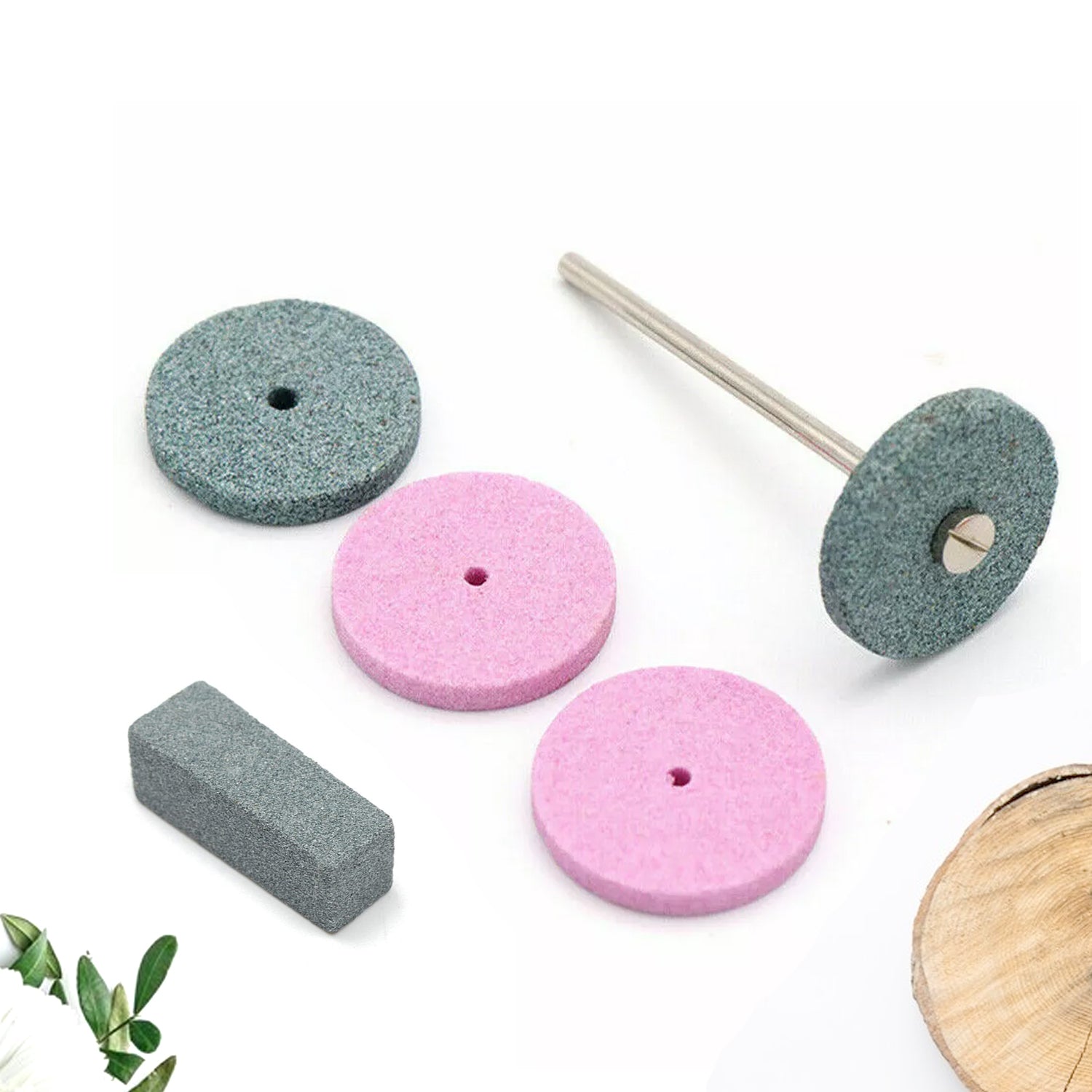 Mini Abrasive Wheel, Quickly Change Stone Mounted Grinding Wheel (6 Pcs Set) - Shivani Jaswal Mini Abrasive Wheel, Quickly Change Stone Mounted Grinding Wheel (6 Pcs Set)