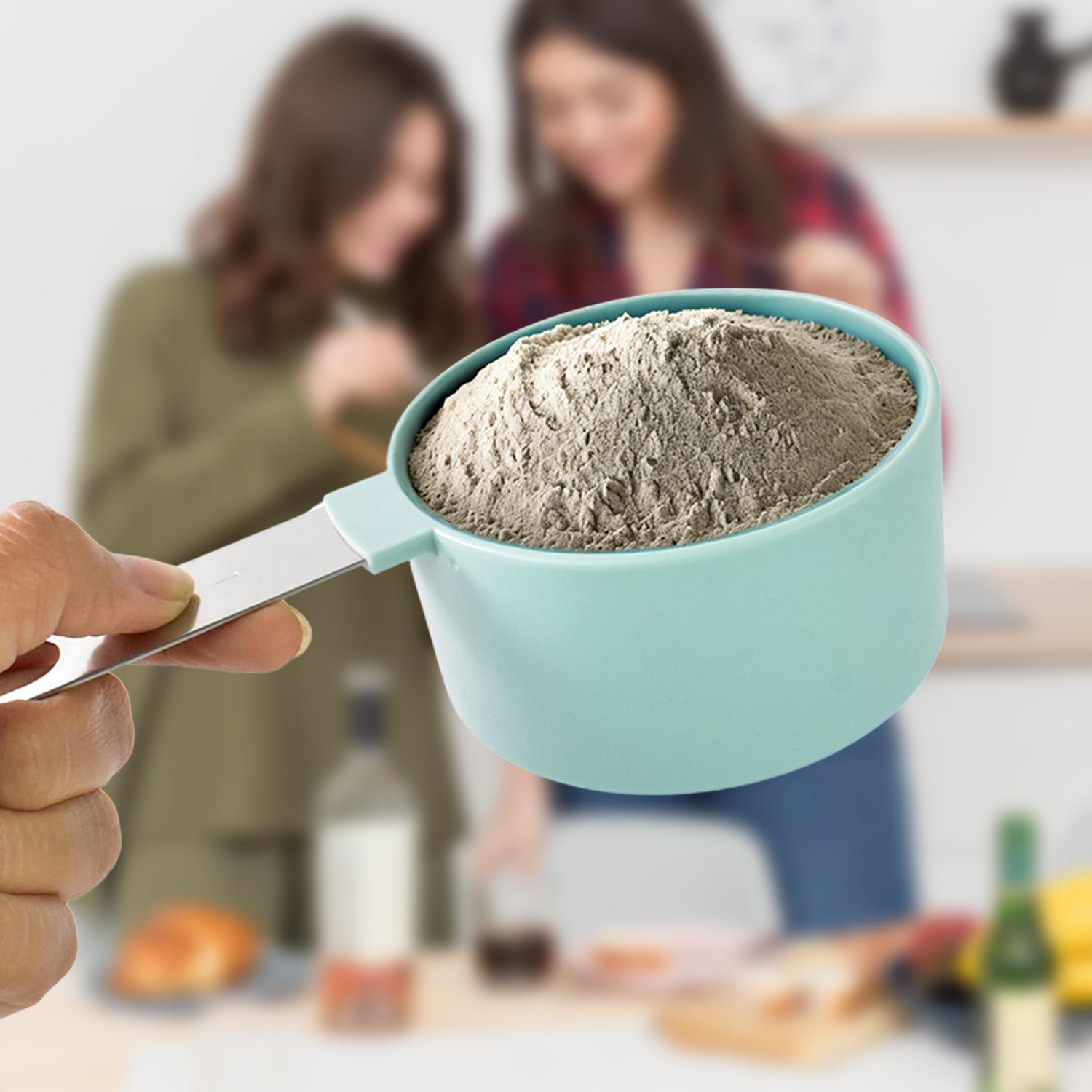 Stainless Steel and Plastics Measuring Cups (5 Pcs Set) - Shivani Jaswal Stainless Steel and Plastics Measuring Cups (5 Pcs Set)