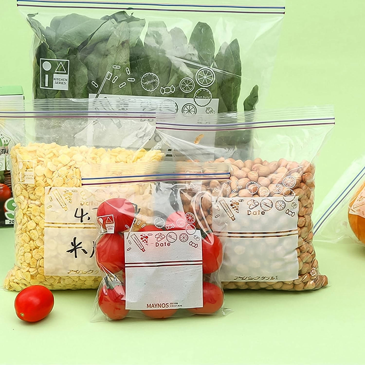 Large Food Seal Bag | Transparent Fresh Food Bags (10 Pcs Set) - Shivani Jaswal Large Food Seal Bag | Transparent Fresh Food Bags (10 Pcs Set)