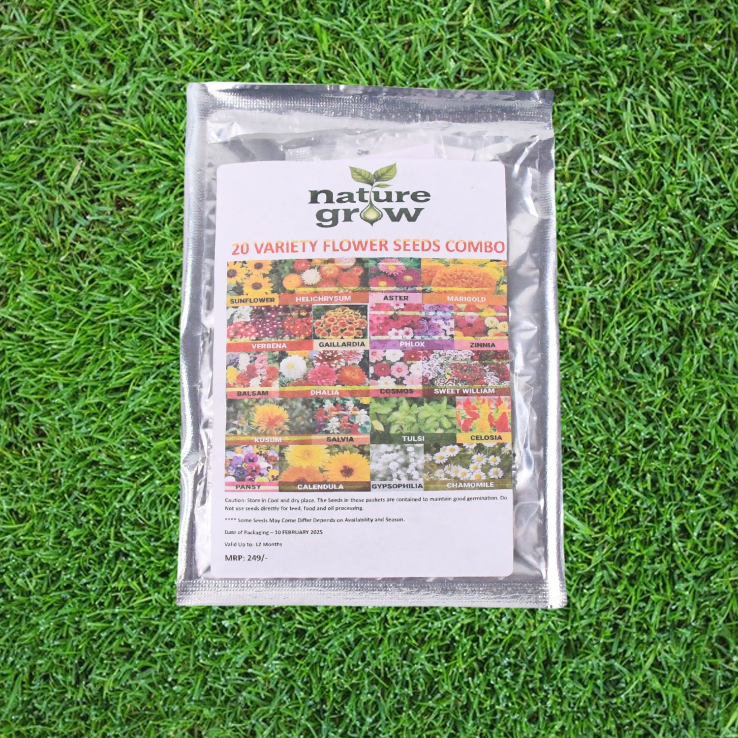 Seeds 20 Varieties of Flower Seeds Combo (1 Pkt / 20 Varieties) - Shivani Jaswal Seeds 20 Varieties of Flower Seeds Combo (1 Pkt / 20 Varieties)