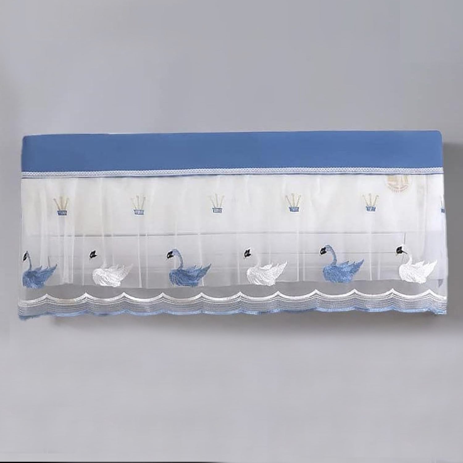 Ac Cover Air Conditioning Dust Cover Folding Designer (Approx 1 Ton / 1 Pc / ac curtain / Mix Design) - Shivani Jaswal Ac Cover Air Conditioning Dust Cover Folding Designer (Approx 1 Ton / 1 Pc / ac curtain / Mix Design)