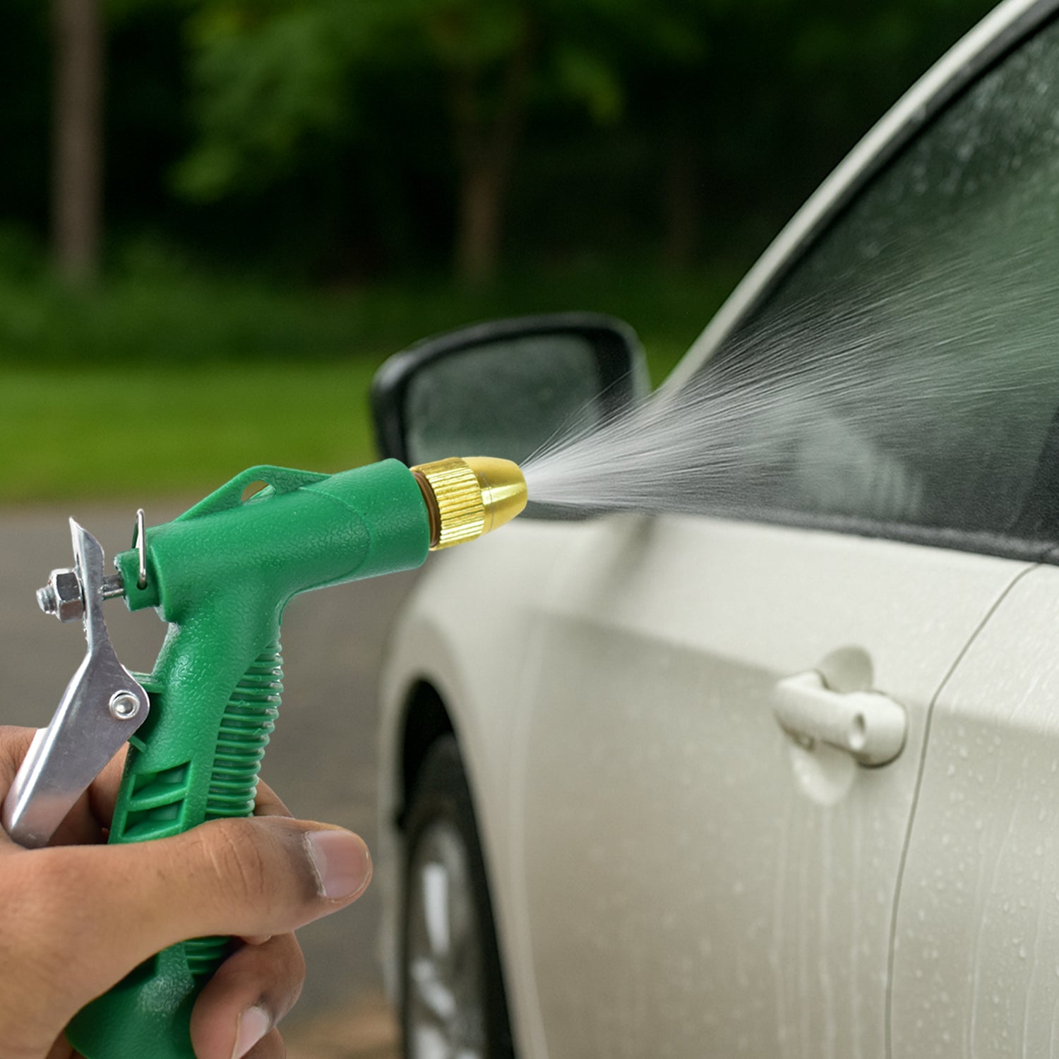 Durable Hose Nozzle Water Lever Spray Gun - Shivani Jaswal Durable Hose Nozzle Water Lever Spray Gun