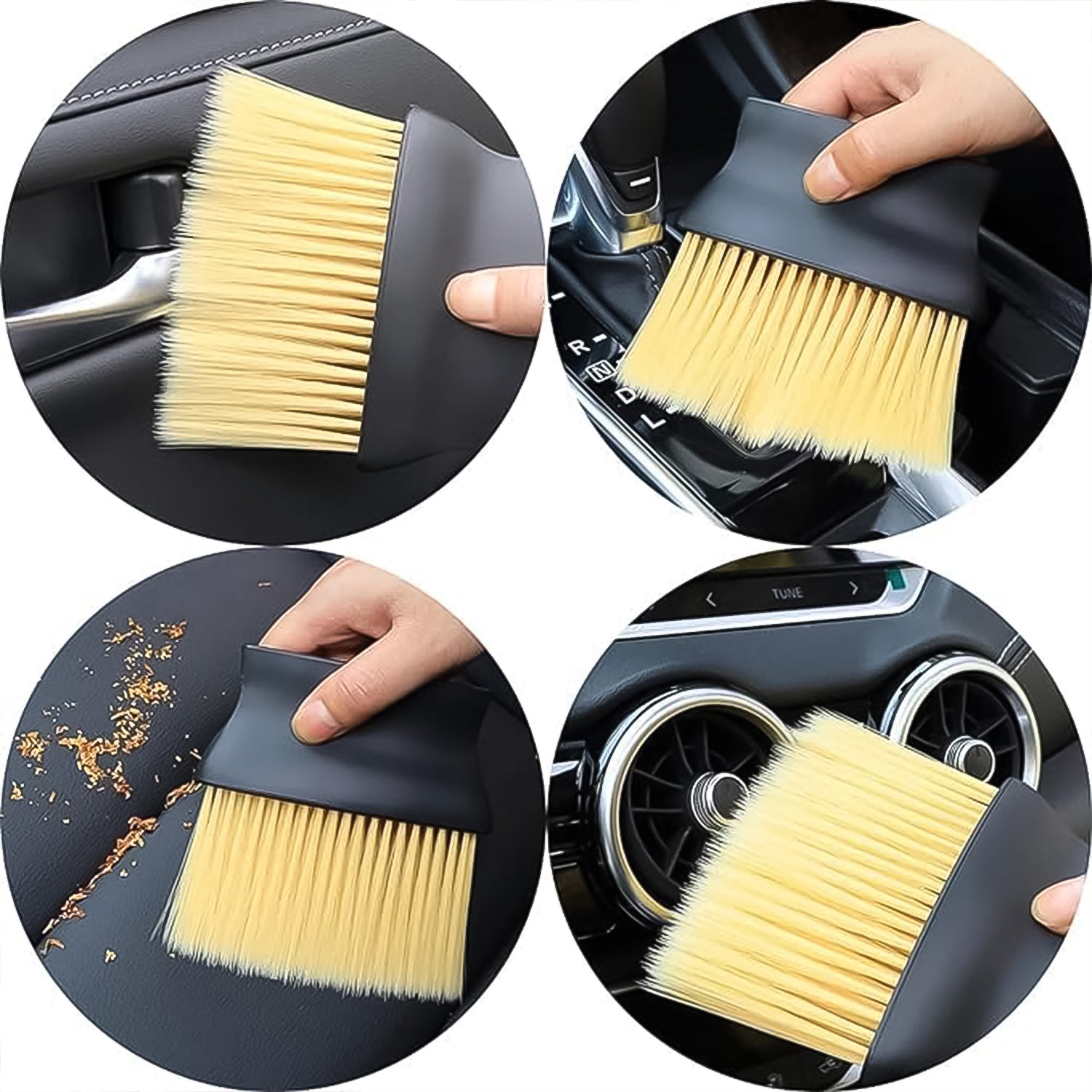 Multipurpose Soft Car Air Conditioner Cleaner Brush (1 Pc) - Shivani Jaswal Multipurpose Soft Car Air Conditioner Cleaner Brush (1 Pc)