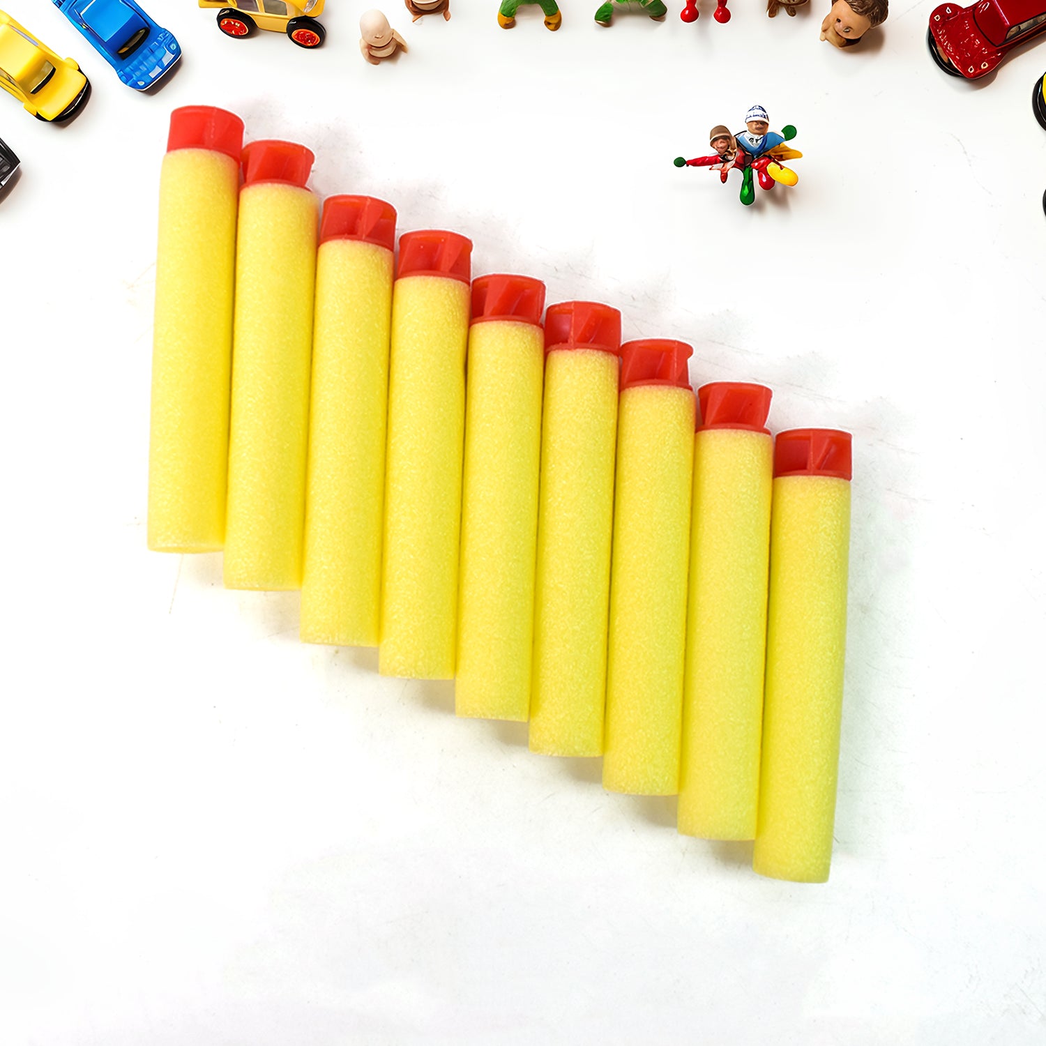 Refill Bullet Darts Soft Round Head Blasters Kids Toy for Gun (20 Pcs Set) - Shivani Jaswal Refill Bullet Darts Soft Round Head Blasters Kids Toy for Gun (20 Pcs Set)