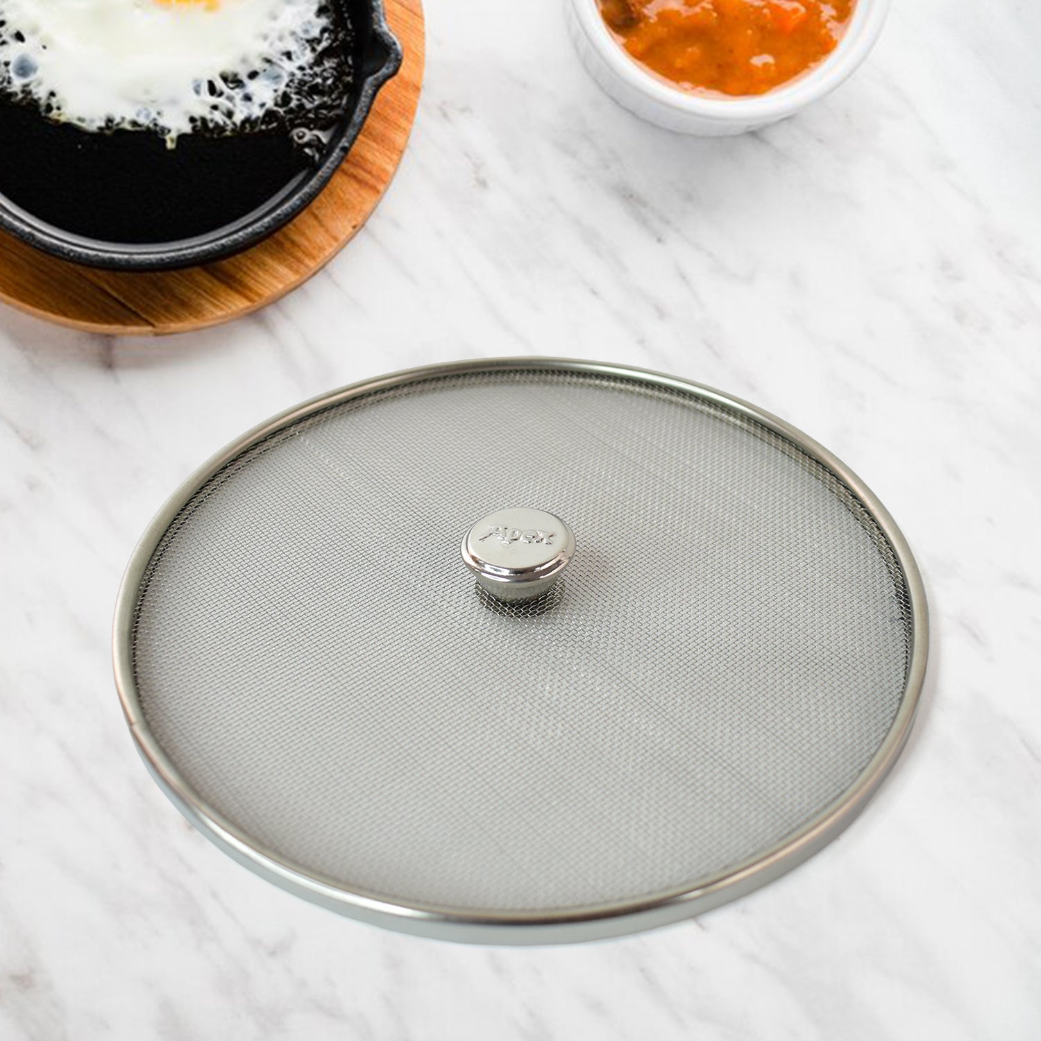Apex Stainless Steel Mesh Net Cover for Cooking (1 Pc) - Shivani Jaswal Apex Stainless Steel Mesh Net Cover for Cooking (1 Pc)