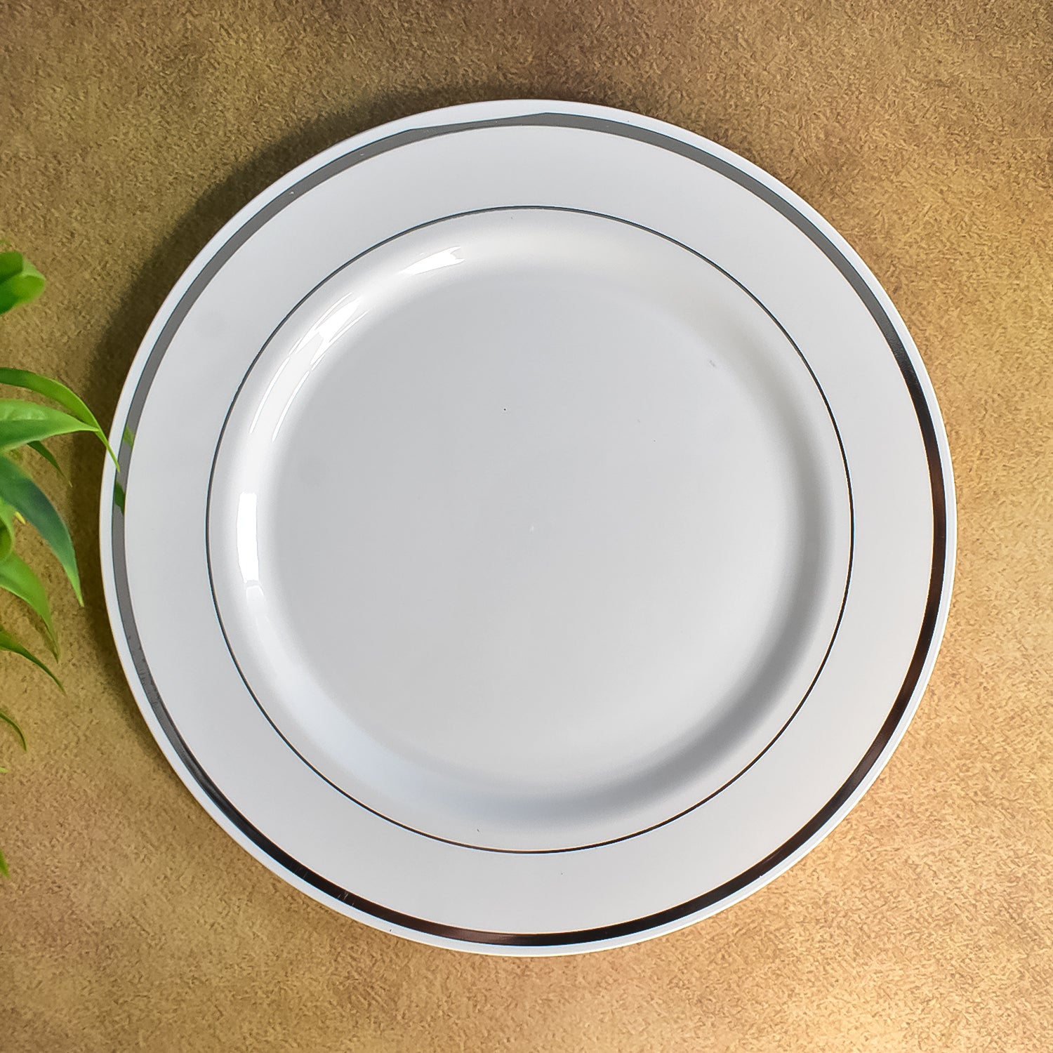 Round Plastic Dinner Plates Wedding Birthday Party Tableware Supplies (6 Pcs Set) - Shivani Jaswal Round Plastic Dinner Plates Wedding Birthday Party Tableware Supplies (6 Pcs Set)