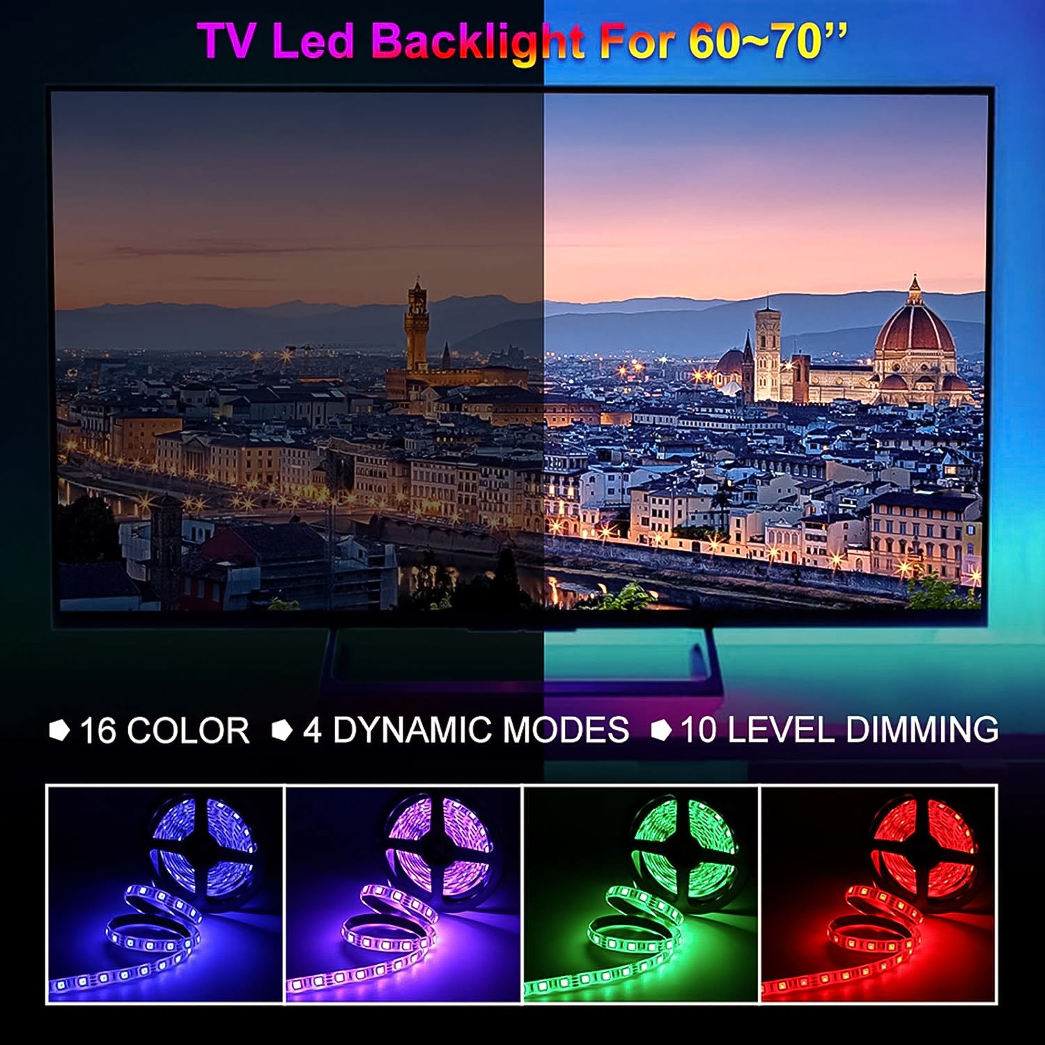 3M RGB LED Strip Lights, LED Mood Lights (1 Set) - Shivani Jaswal 3M RGB LED Strip Lights, LED Mood Lights (1 Set)