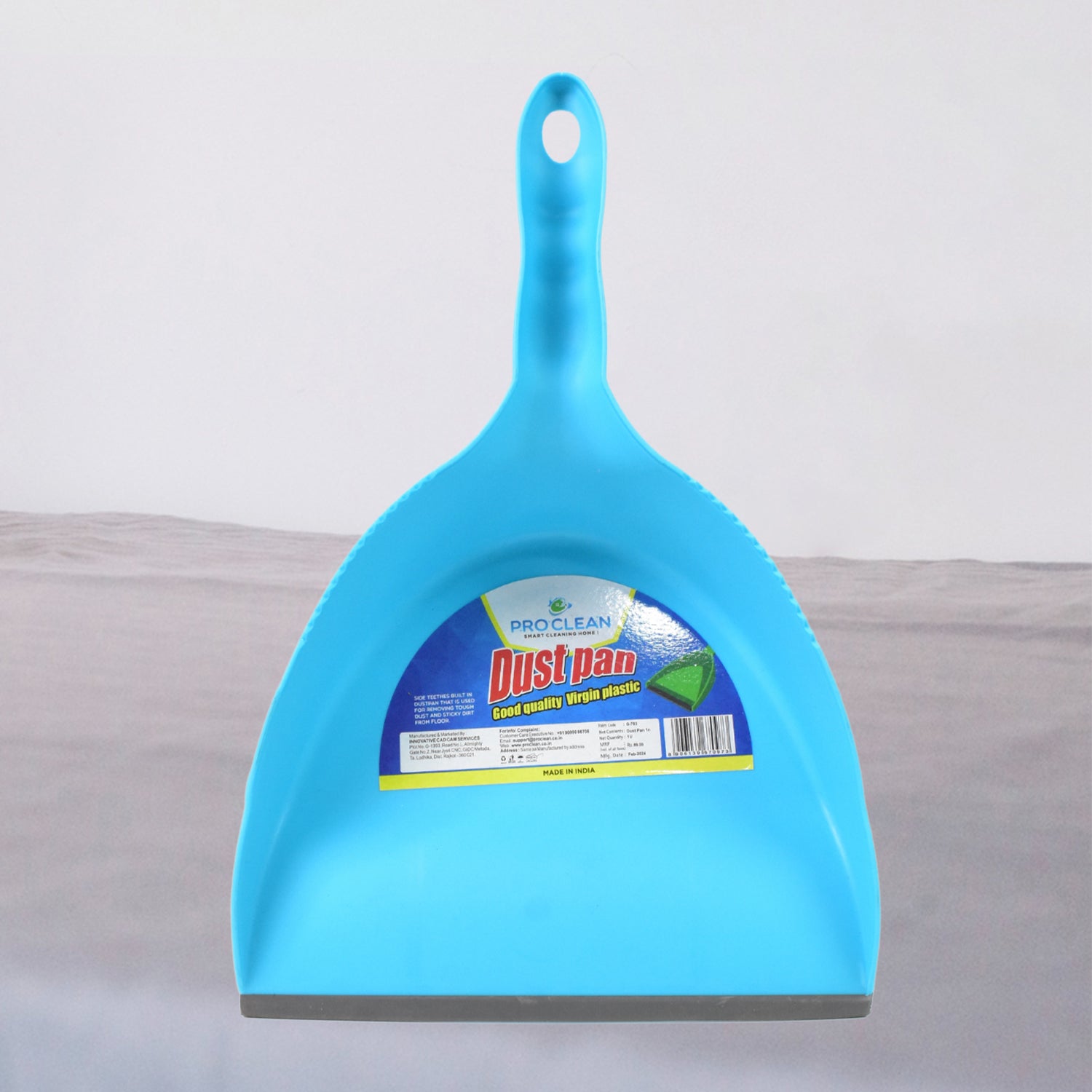 Heavy Plastic Dustpan with Handle (1 Pc) - Shivani Jaswal Heavy Plastic Dustpan with Handle (1 Pc)
