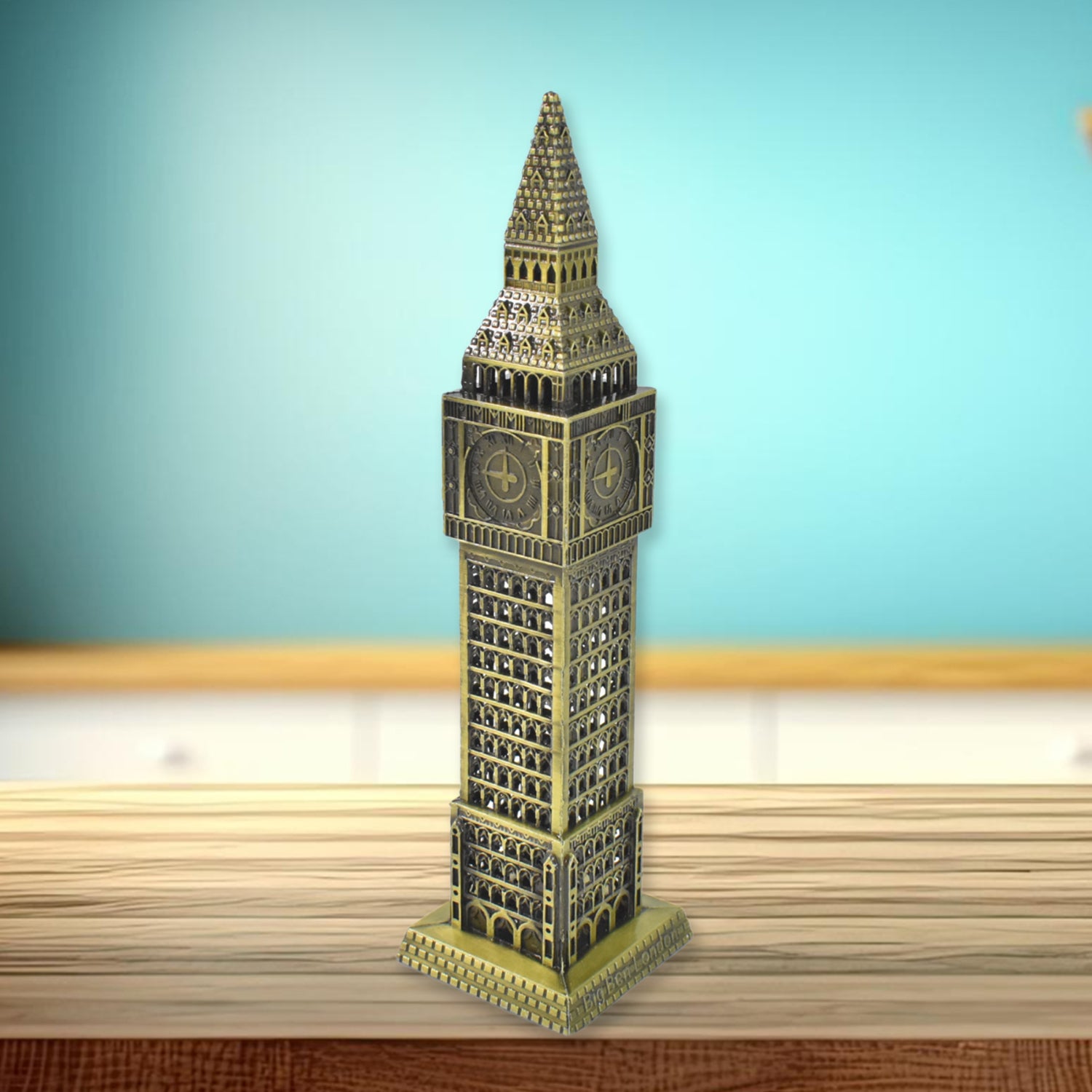 Big Ben London Clock Tower Miniature Metal Statue - Elegant Home Decor and Perfect Gifting Option - Shivani Jaswal Big Ben London Clock Tower Miniature Metal Statue - Elegant Home Decor and Perfect Gifting Option