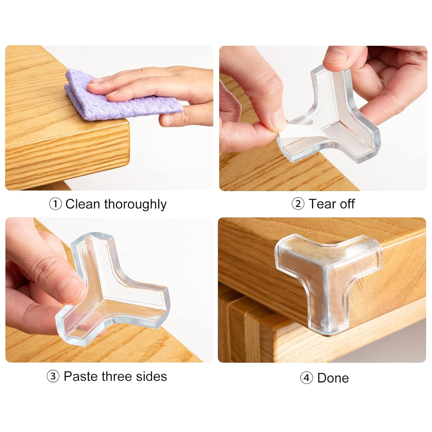 Corner Protector for Baby (10 Pcs Set / T Shape) - Shivani Jaswal Corner Protector for Baby (10 Pcs Set / T Shape)