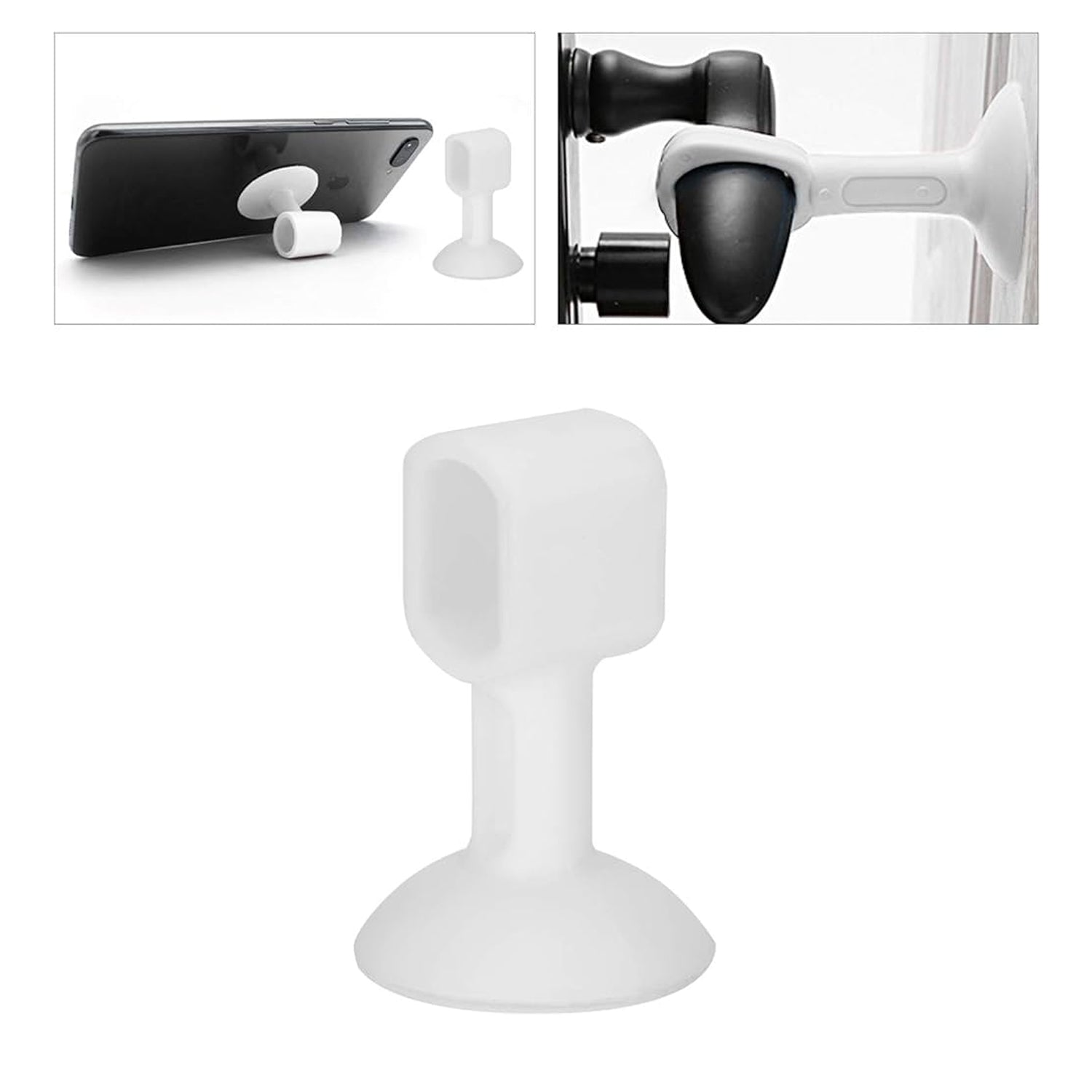 Self-Sucking Silicone Door Stopper (1 Pc / Mix Color) - Shivani Jaswal Self-Sucking Silicone Door Stopper (1 Pc / Mix Color)