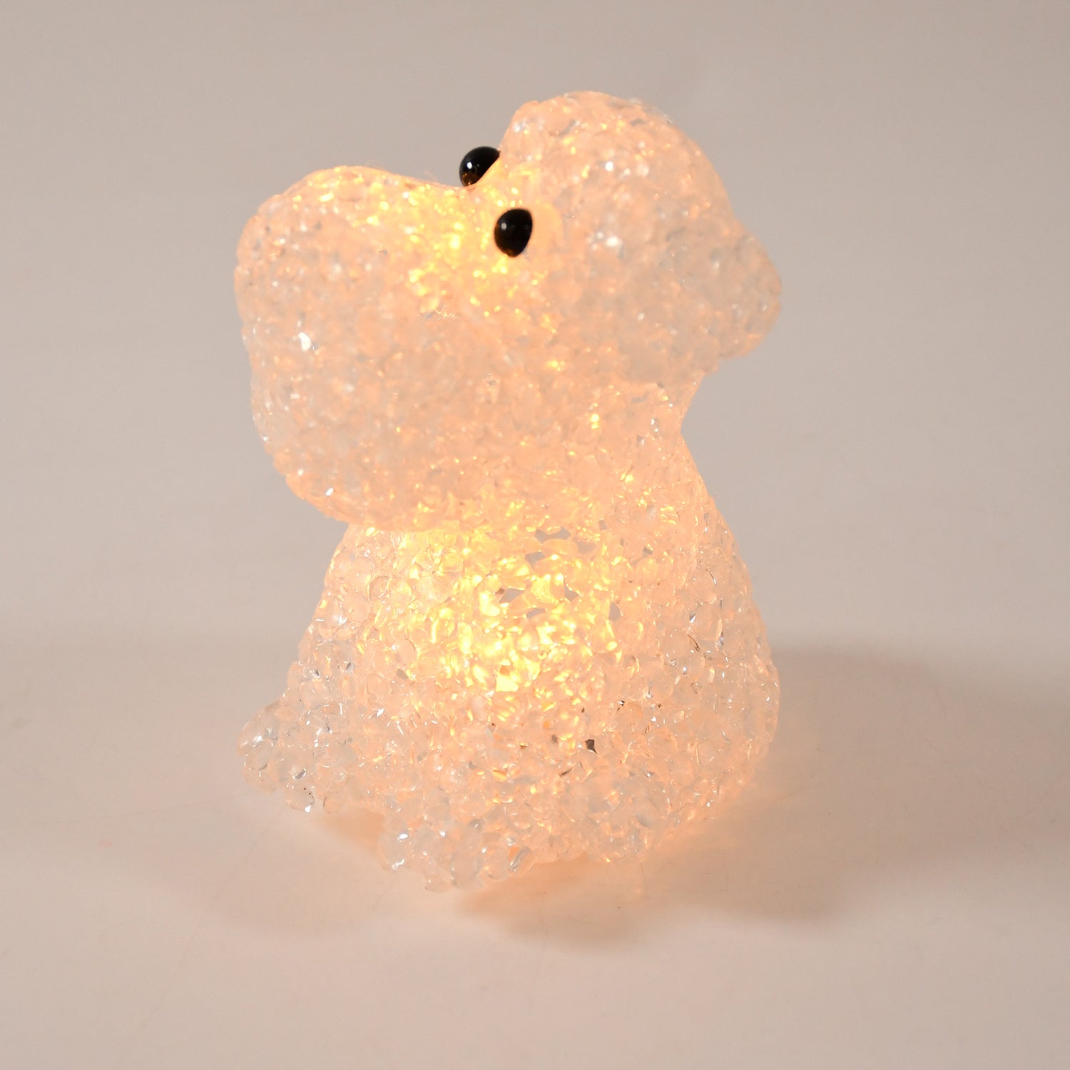 Dog Shape Crystal LED Night Light Lamp – Cute Glowing Animal Decorative Light (1 Pc) - Shivani Jaswal Dog Shape Crystal LED Night Light Lamp – Cute Glowing Animal Decorative Light (1 Pc)