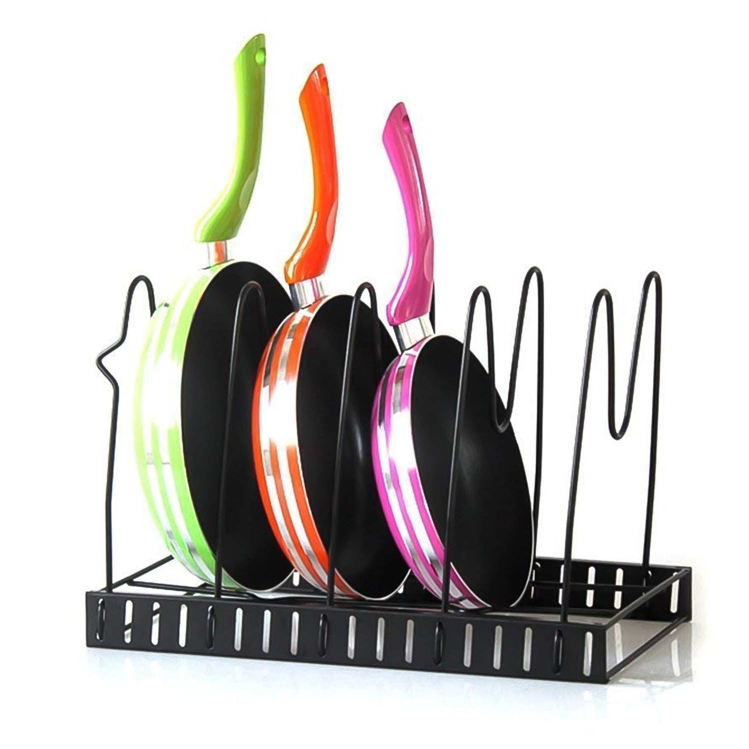 Multipurpose Pan & Pot Organizer Rack (1 Pc) - Shivani Jaswal Multipurpose Pan & Pot Organizer Rack (1 Pc)