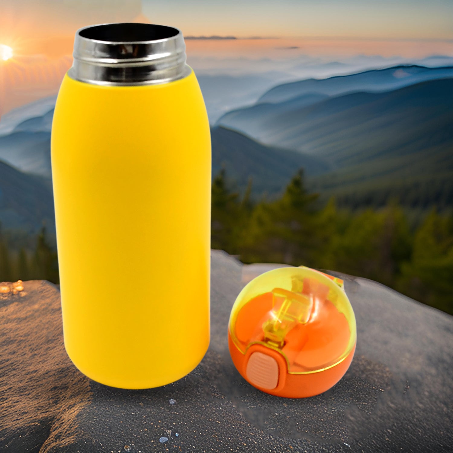 Duck Stainless Steel Water Bottle (1 Pc / Mix Design) - Shivani Jaswal Duck Stainless Steel Water Bottle (1 Pc / Mix Design)
