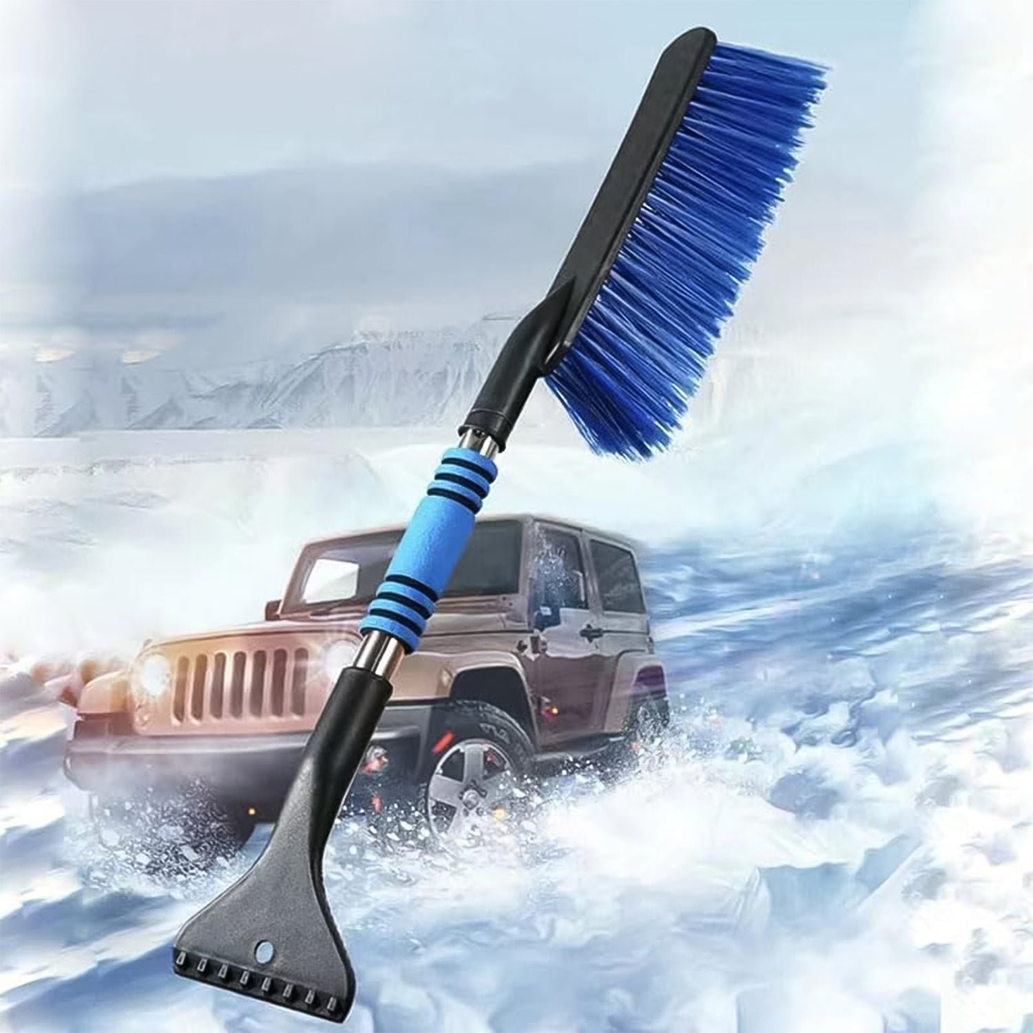 Ice Scraper Car Snow Brush 2 in 1 Comfortable Grip (1 Pc / 67 Cm Long) - Shivani Jaswal Ice Scraper Car Snow Brush 2 in 1 Comfortable Grip (1 Pc / 67 Cm Long)