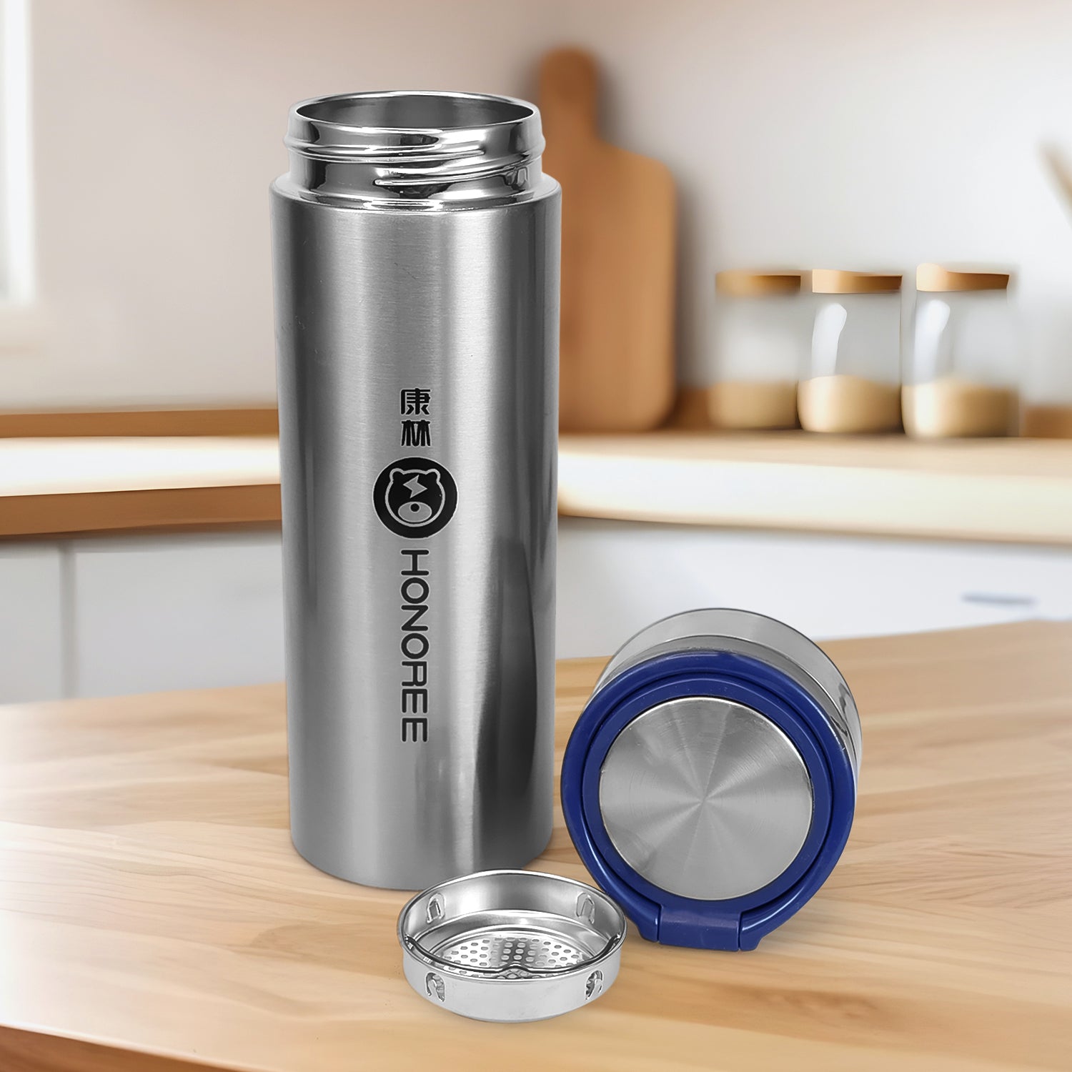 Insulated Steel Filter Cup – 350ml for Hot & Cold Drinks - Shivani Jaswal Insulated Steel Filter Cup – 350ml for Hot & Cold Drinks