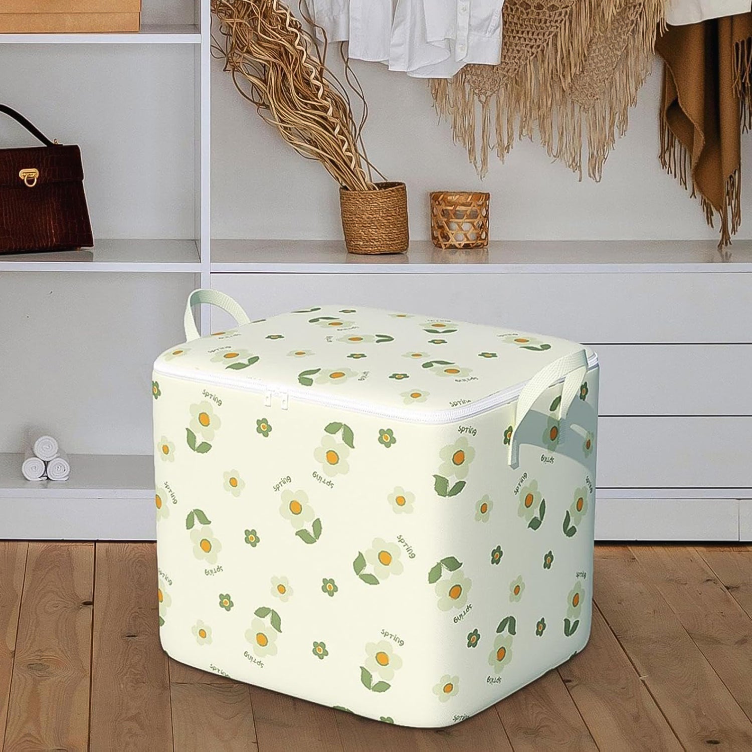 Foldable Clothes Storage Comforter Organizer Storage (100 L / Mix Color) - Shivani Jaswal Foldable Clothes Storage Comforter Organizer Storage (100 L / Mix Color)