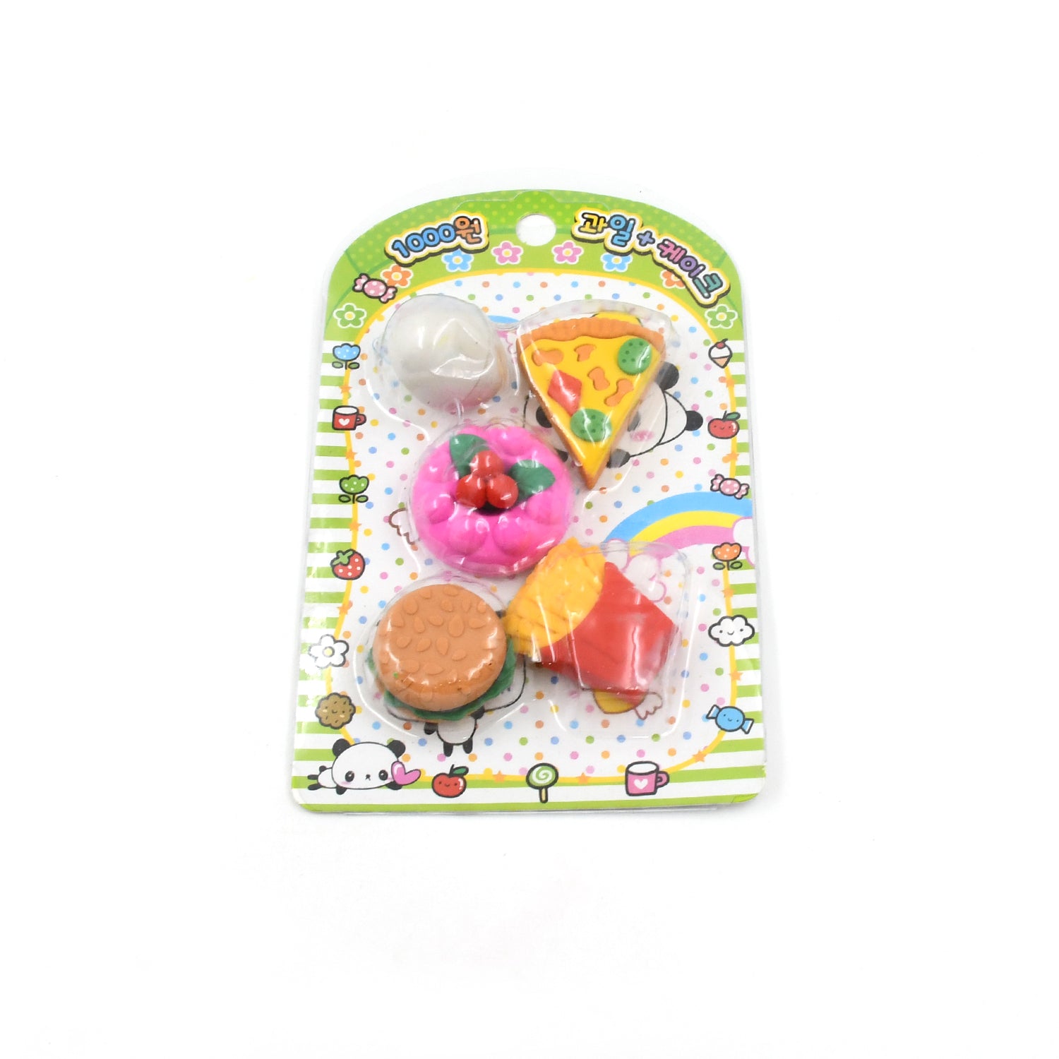 3D Food-Shaped Colorful Eraser Set – Cute Novelty Mini Erasers for Kids (5 Pc Set) - Shivani Jaswal 3D Food-Shaped Colorful Eraser Set – Cute Novelty Mini Erasers for Kids (5 Pc Set)