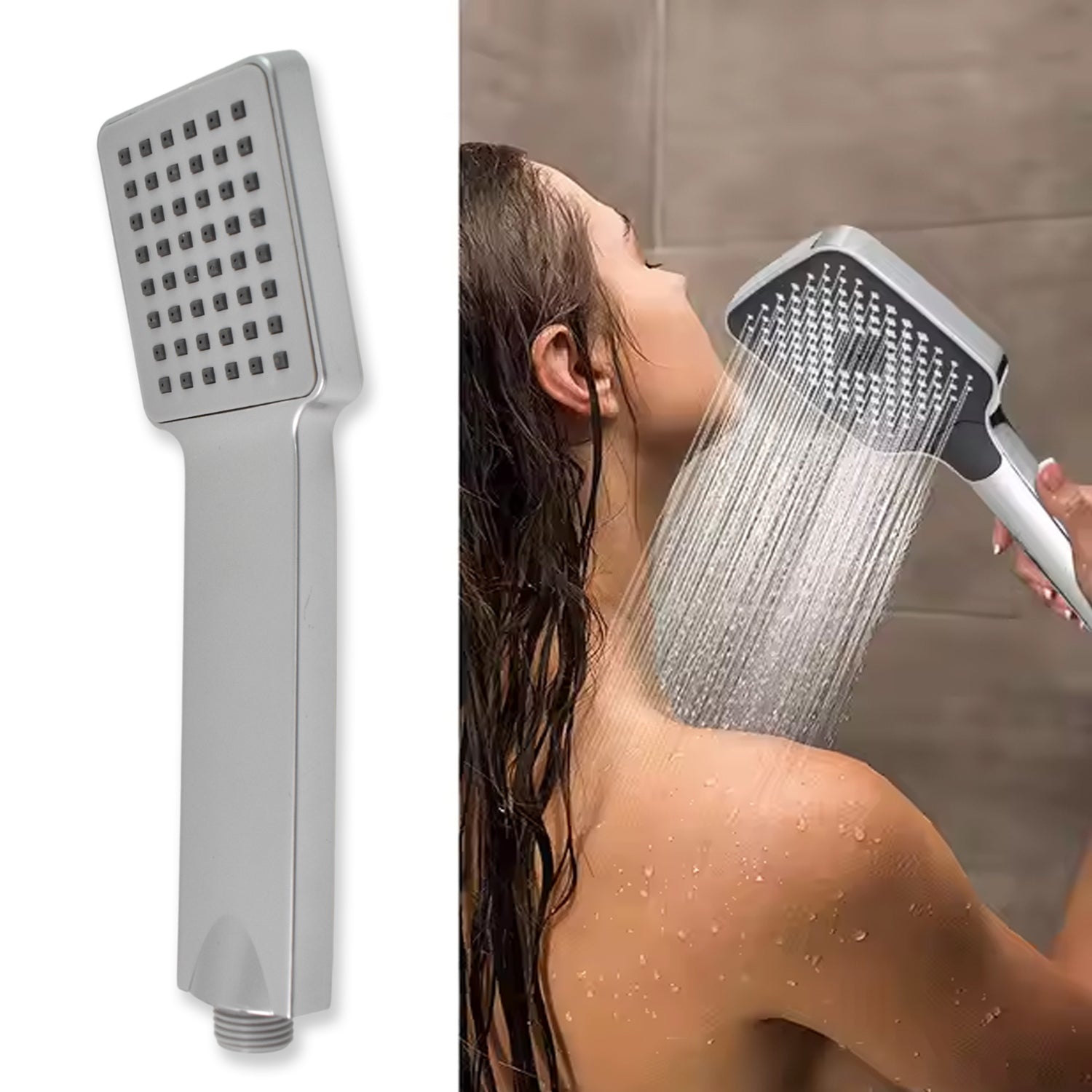High Pressure Handheld Shower Head Bathroom Shower (1 Pc / Big) - Shivani Jaswal High Pressure Handheld Shower Head Bathroom Shower (1 Pc / Big)