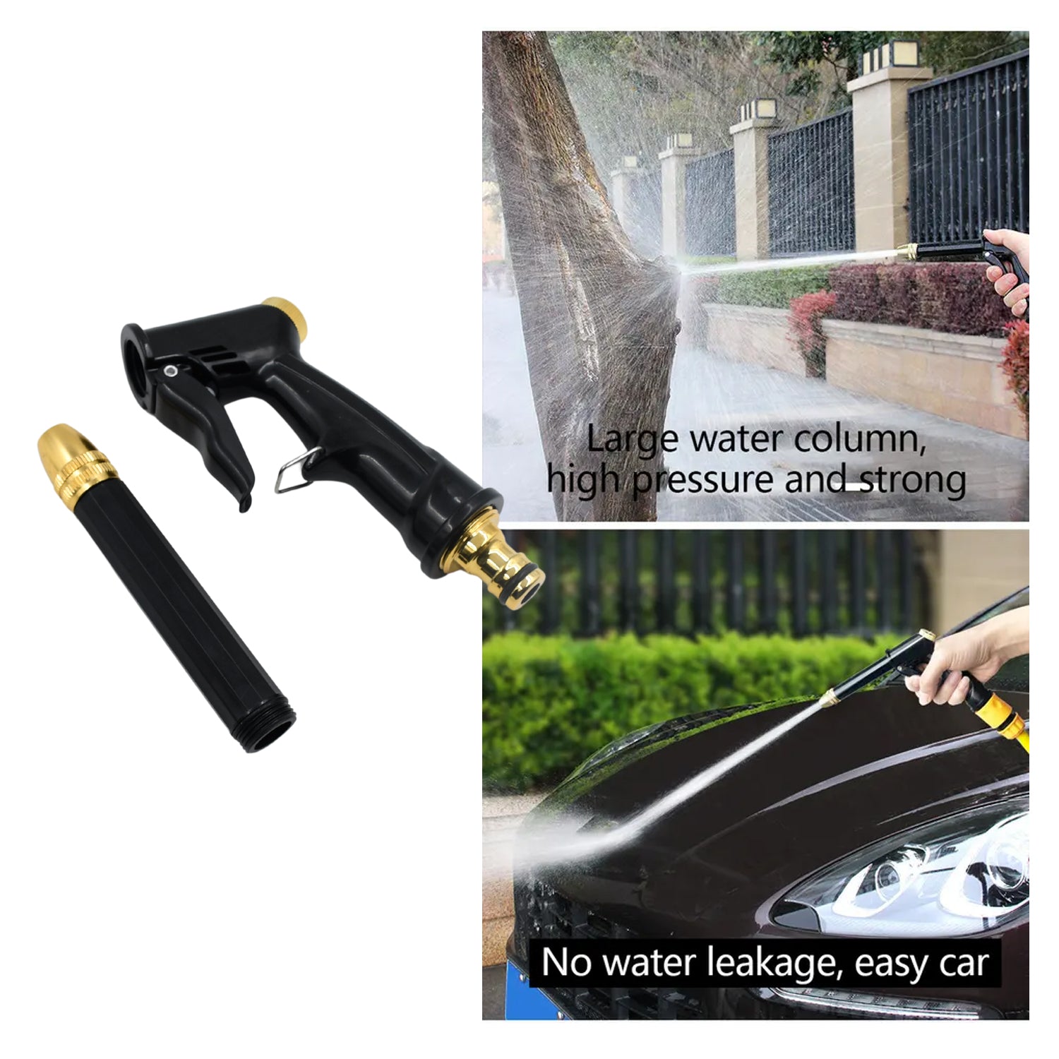 Water Spray Gun for Car Wash & Gardening (Multi-Mode, Brass) - Shivani Jaswal Water Spray Gun for Car Wash & Gardening (Multi-Mode, Brass)