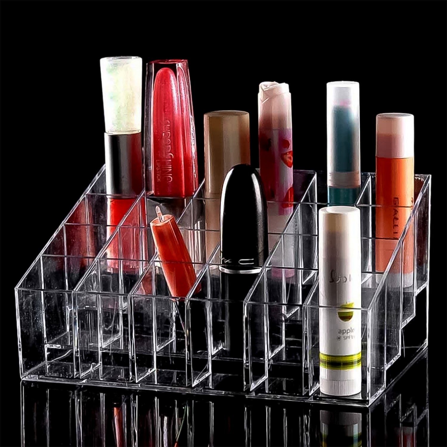 24 Hole Stand Trapezoid Holder Makeup Brushes Set Lipstick Holder Case Tools (1 Pc) - Shivani Jaswal 24 Hole Stand Trapezoid Holder Makeup Brushes Set Lipstick Holder Case Tools (1 Pc)