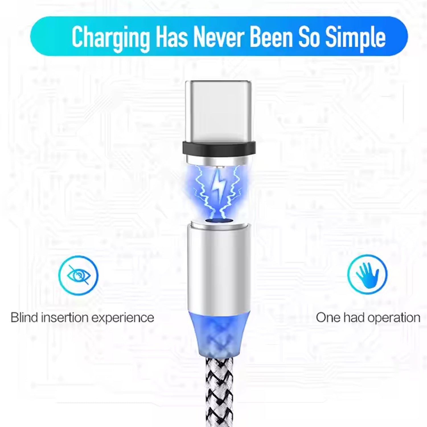 3 in 1 Magnetic Multi Charging Cable (1 Pc) - Shivani Jaswal 3 in 1 Magnetic Multi Charging Cable (1 Pc)