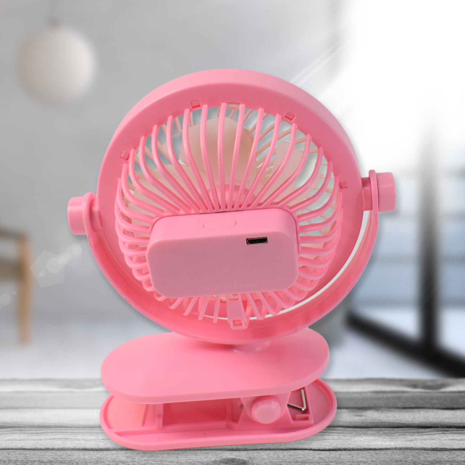 USB Portable Mini Desk Fan with Light – Personal Table Fan for Office, School & Home Use (1 PC) - Shivani Jaswal USB Portable Mini Desk Fan with Light – Personal Table Fan for Office, School & Home Use (1 PC)