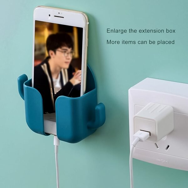 Wall-Mounted Storage Boxes, Mobile Phone Holder (2 Pcs Set)