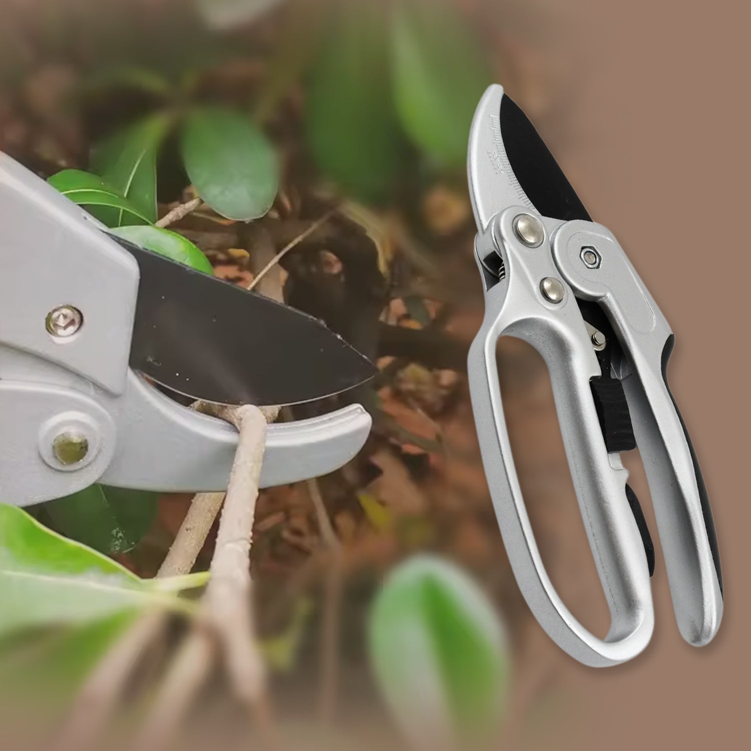 Pruning Shear Garden Shear Steel, Hand Shears, 20 Cm / 8 inch (1 Pc) - Shivani Jaswal Pruning Shear Garden Shear Steel, Hand Shears, 20 Cm / 8 inch (1 Pc)