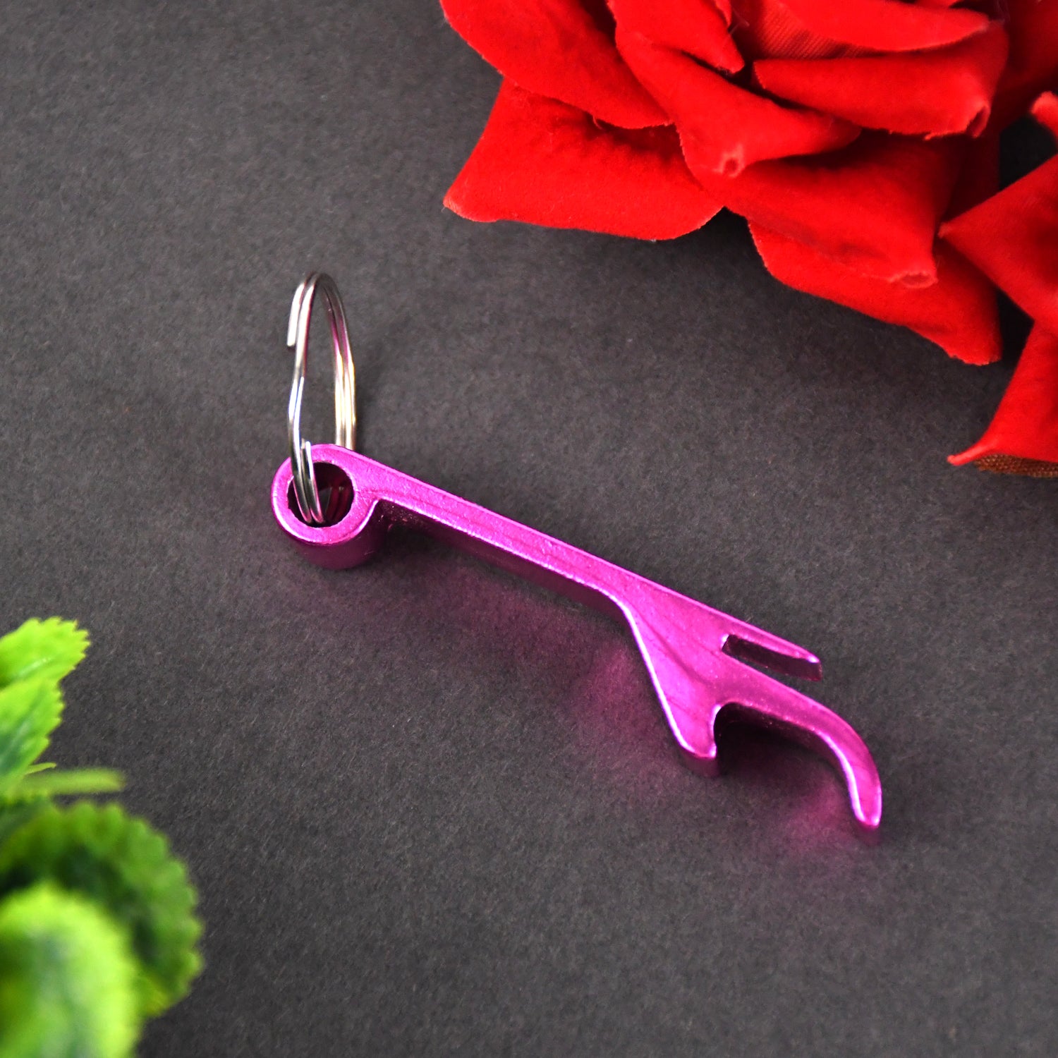 Metal Bottle Opener Keychain (1 Pc) - Shivani Jaswal Metal Bottle Opener Keychain (1 Pc)