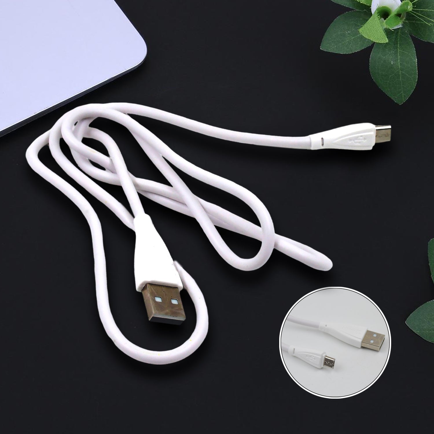 Fast Charging For Android & Data Transfer, Long Micro Cable (1000 Mm) - Shivani Jaswal Fast Charging For Android & Data Transfer, Long Micro Cable (1000 Mm)