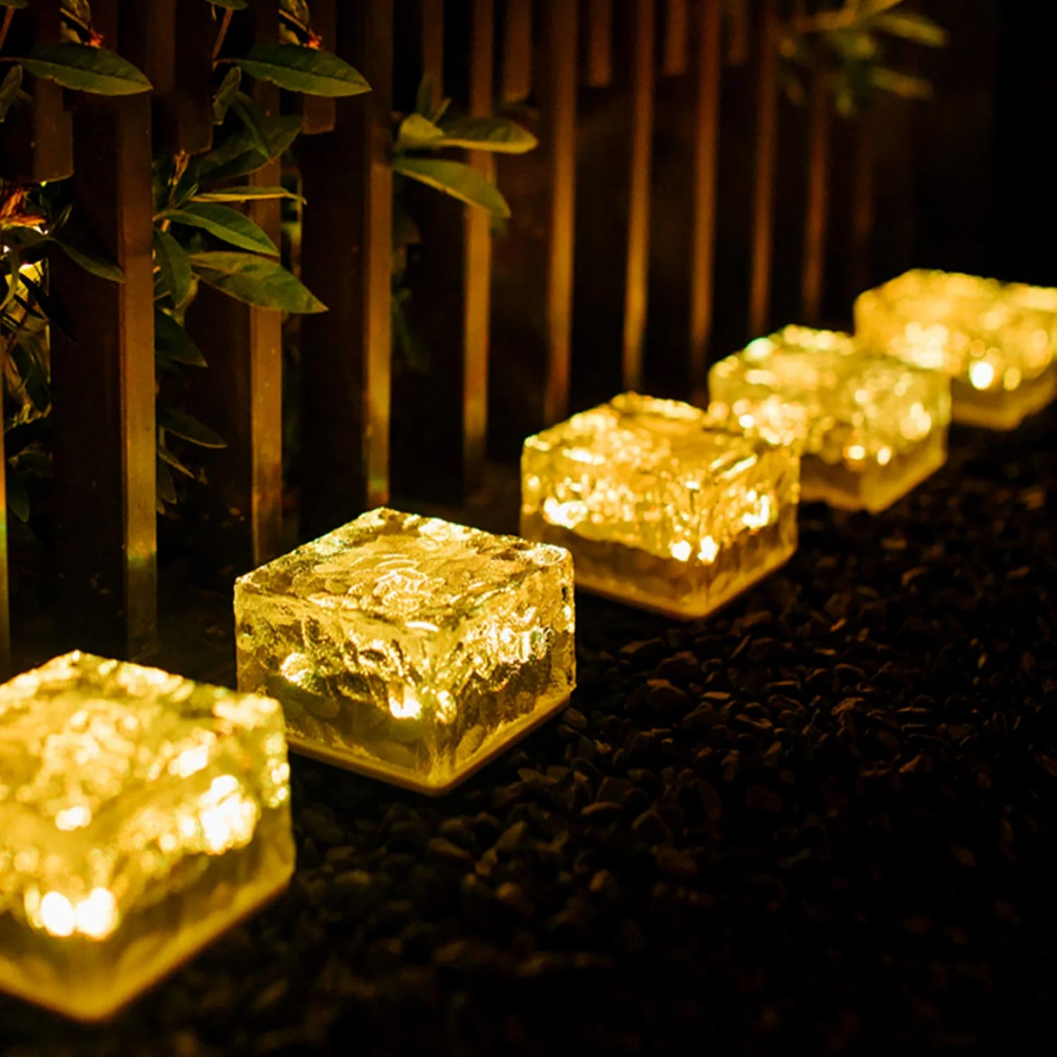 Solar Ice Cube Garden Light for Pathways & Christmas Decor - Shivani Jaswal Solar Ice Cube Garden Light for Pathways & Christmas Decor