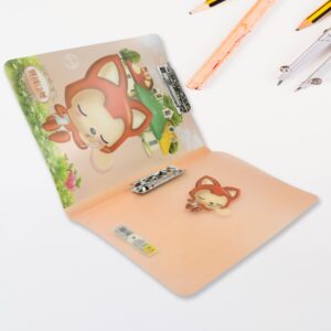 2 In 1 Plastic Clipboard Writing Pad, Exam Board & Clip File for Kids / Students, Exam Pad, Plastic Clip Boards & Clip File, great for taking notes, supporting and signing documents. (232 Ã— 305 Ã— 18 mm)