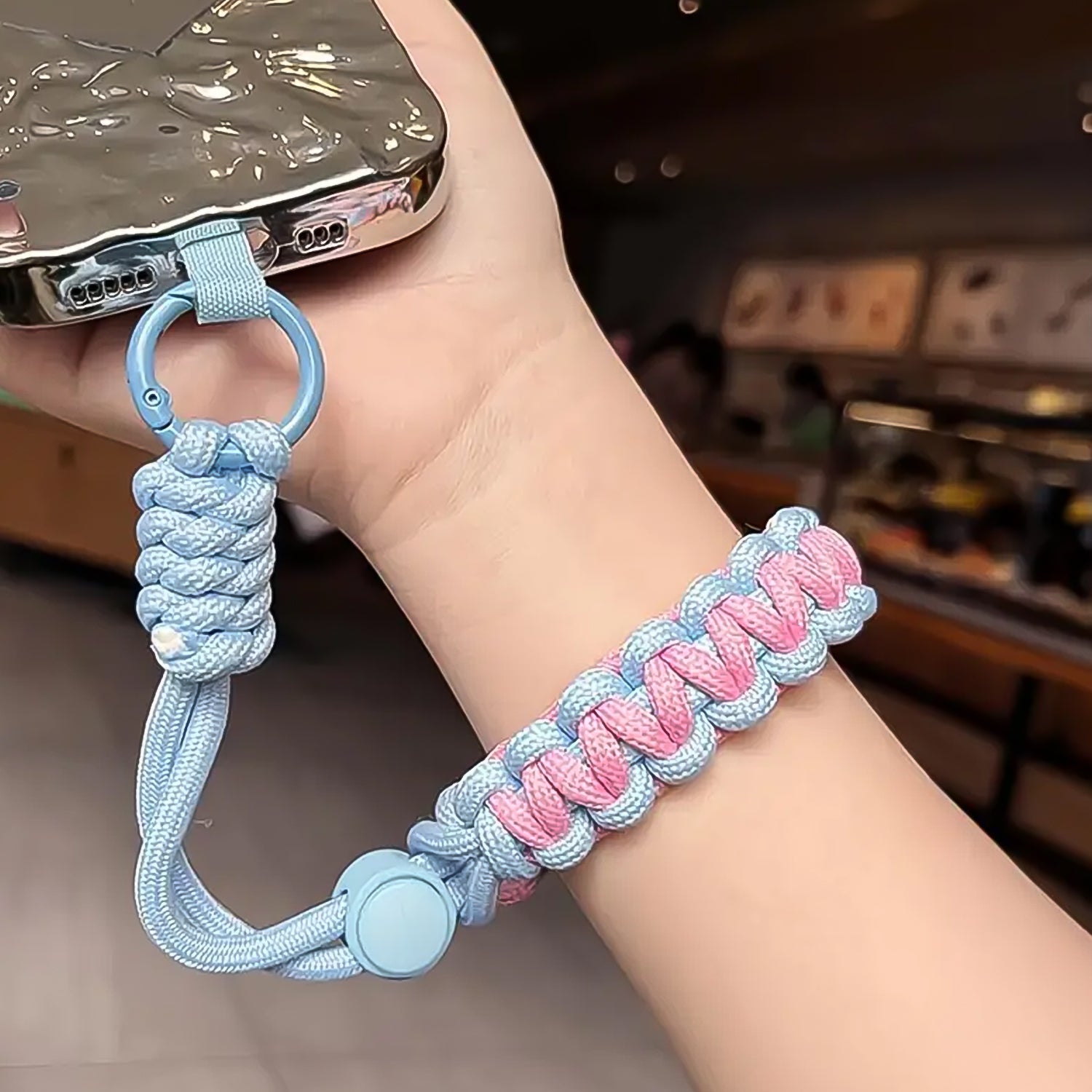 Multipurpose Adjustable Hand Wrist Strap Lanyardwith Cellphone, Phone Strap (1 Pc / 15 Inch / Multicolor) - Shivani Jaswal Multipurpose Adjustable Hand Wrist Strap Lanyardwith Cellphone, Phone Strap (1 Pc / 15 Inch / Multicolor)
