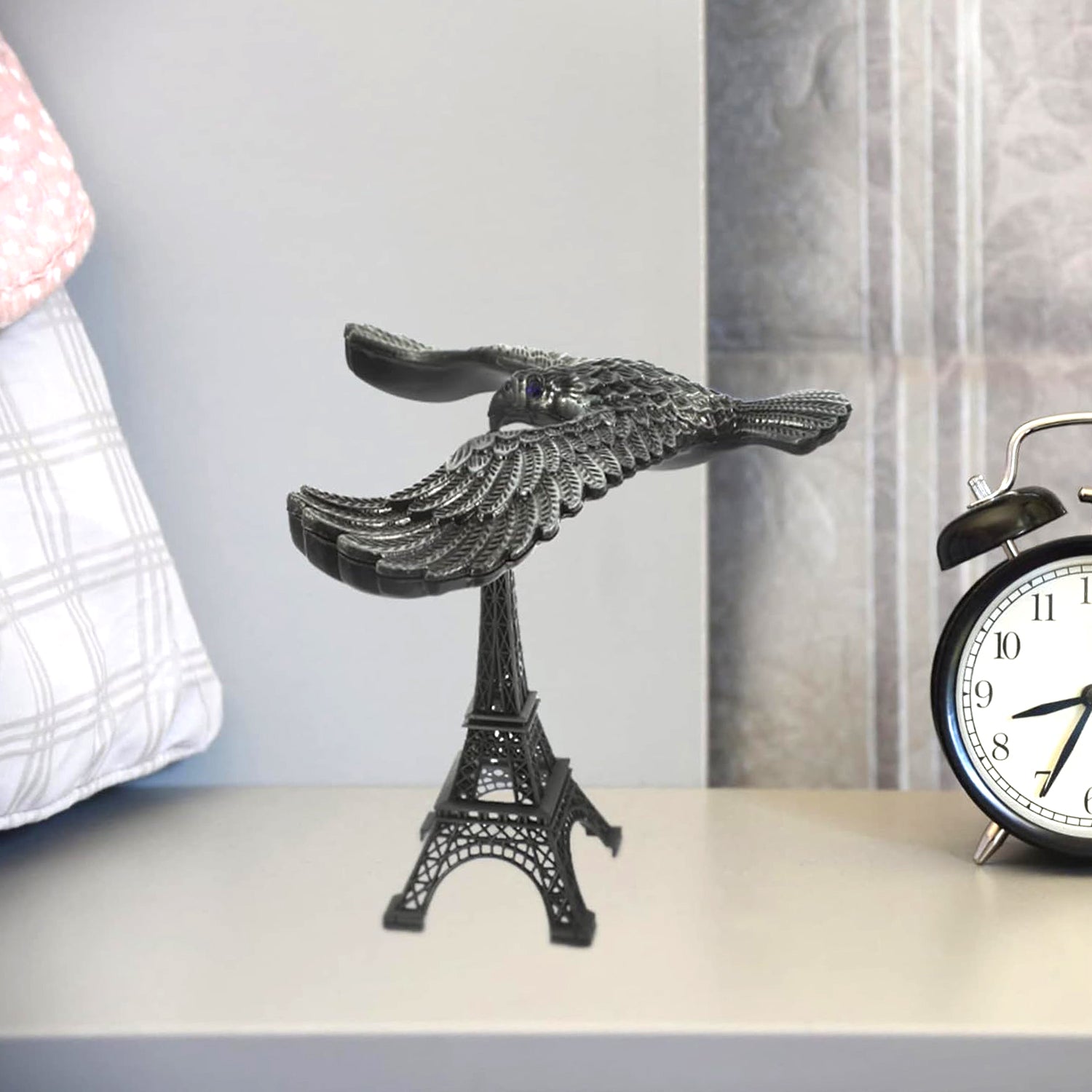 Balancing Bird Metal Eiffel Tower Statue Balance Eagle Toy (1 Set) - Shivani Jaswal Balancing Bird Metal Eiffel Tower Statue Balance Eagle Toy (1 Set)