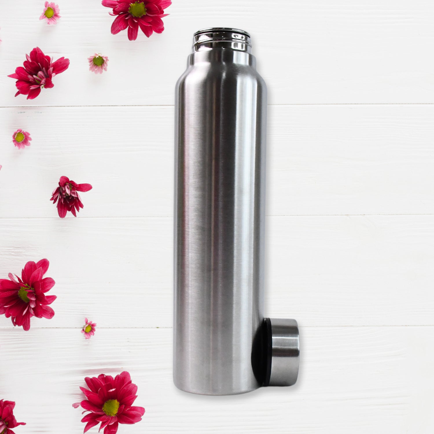 Stainless Steel Double Wall Drink Water Bottle (1000 ML) - Shivani Jaswal Stainless Steel Double Wall Drink Water Bottle (1000 ML)